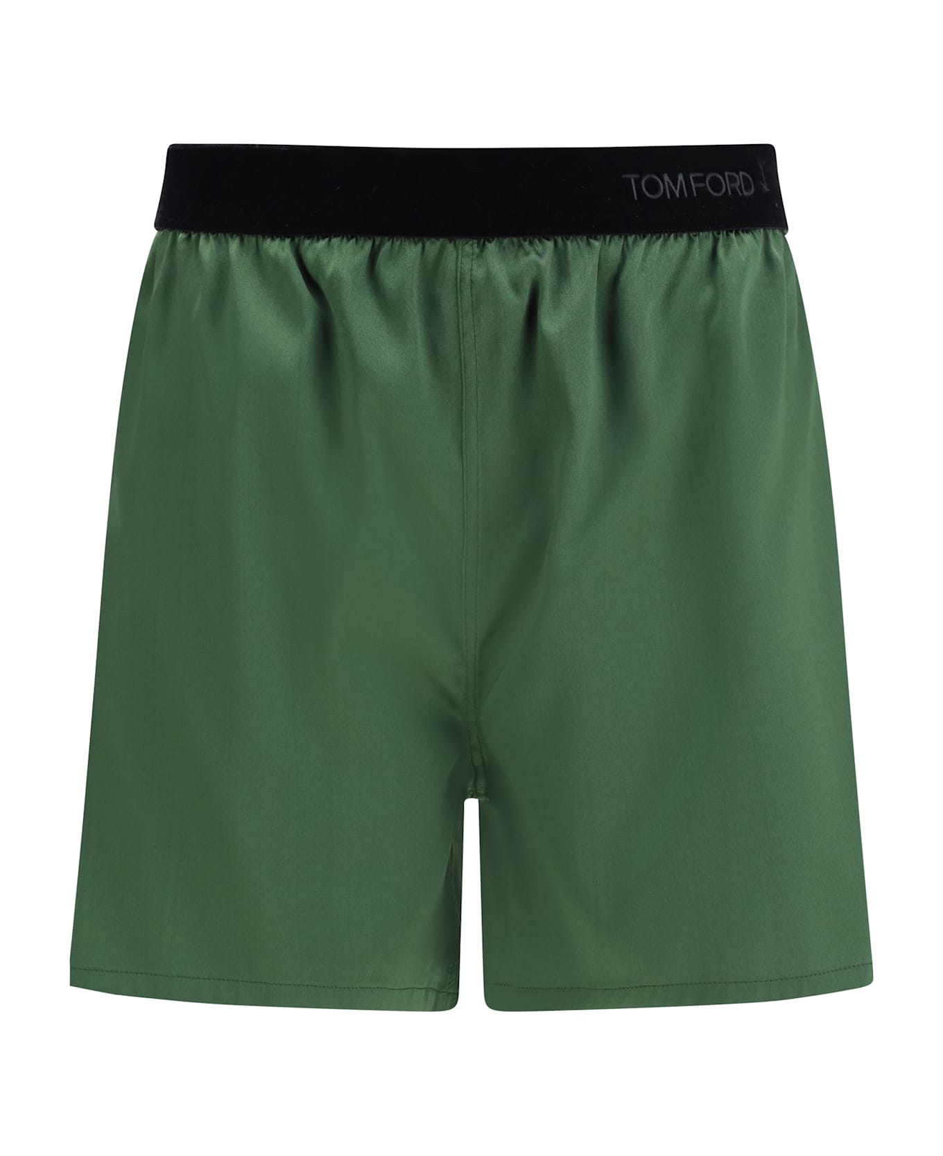Tom Ford Stretch Silk Satin Pj Shorts