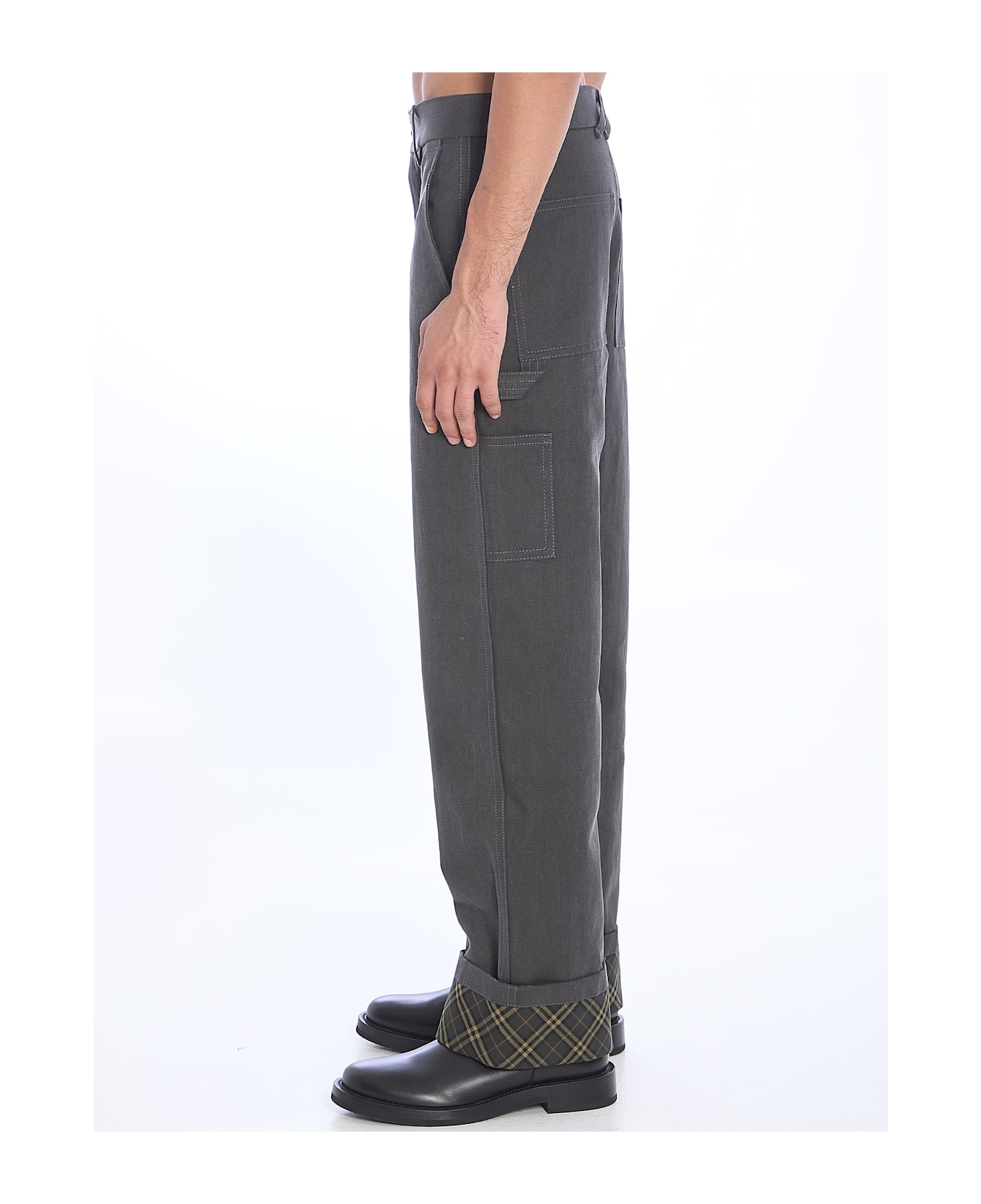 Burberry Carpenter Trousers - CHARCOAL