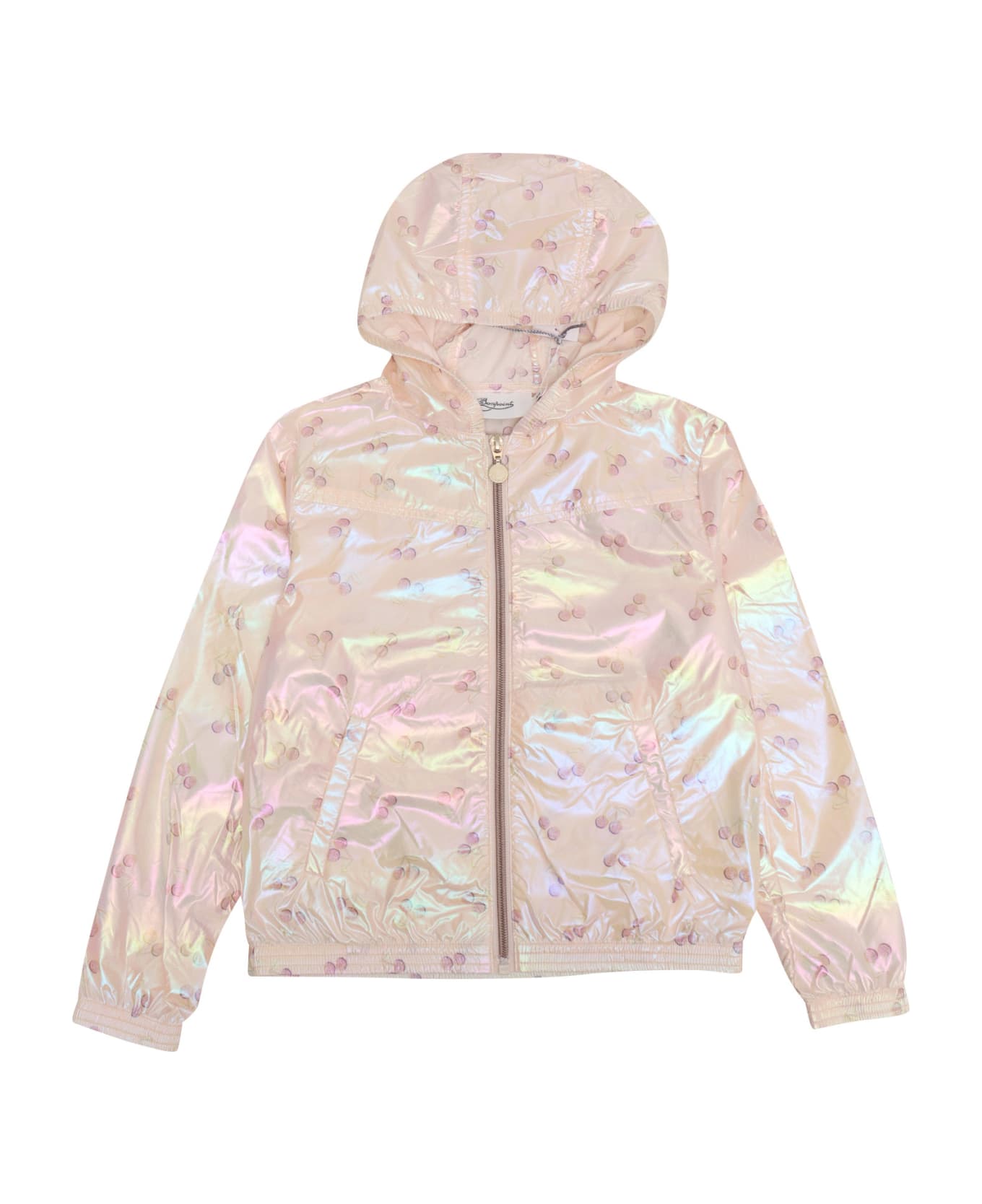 Bonpoint Jacket With Cherry Pattern - PINK