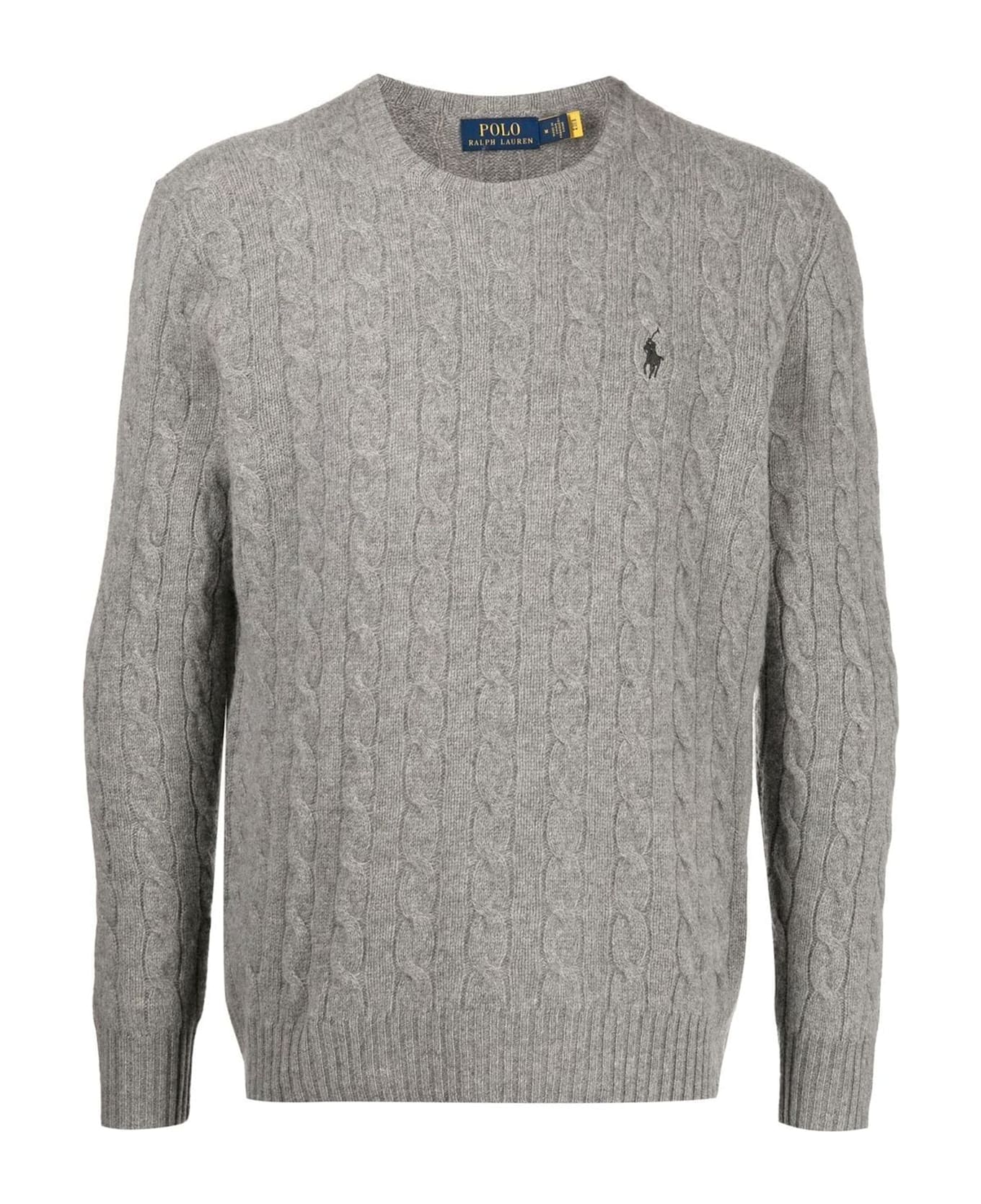 Ralph Lauren Grey Wool And Cashmere Jumper - Grey