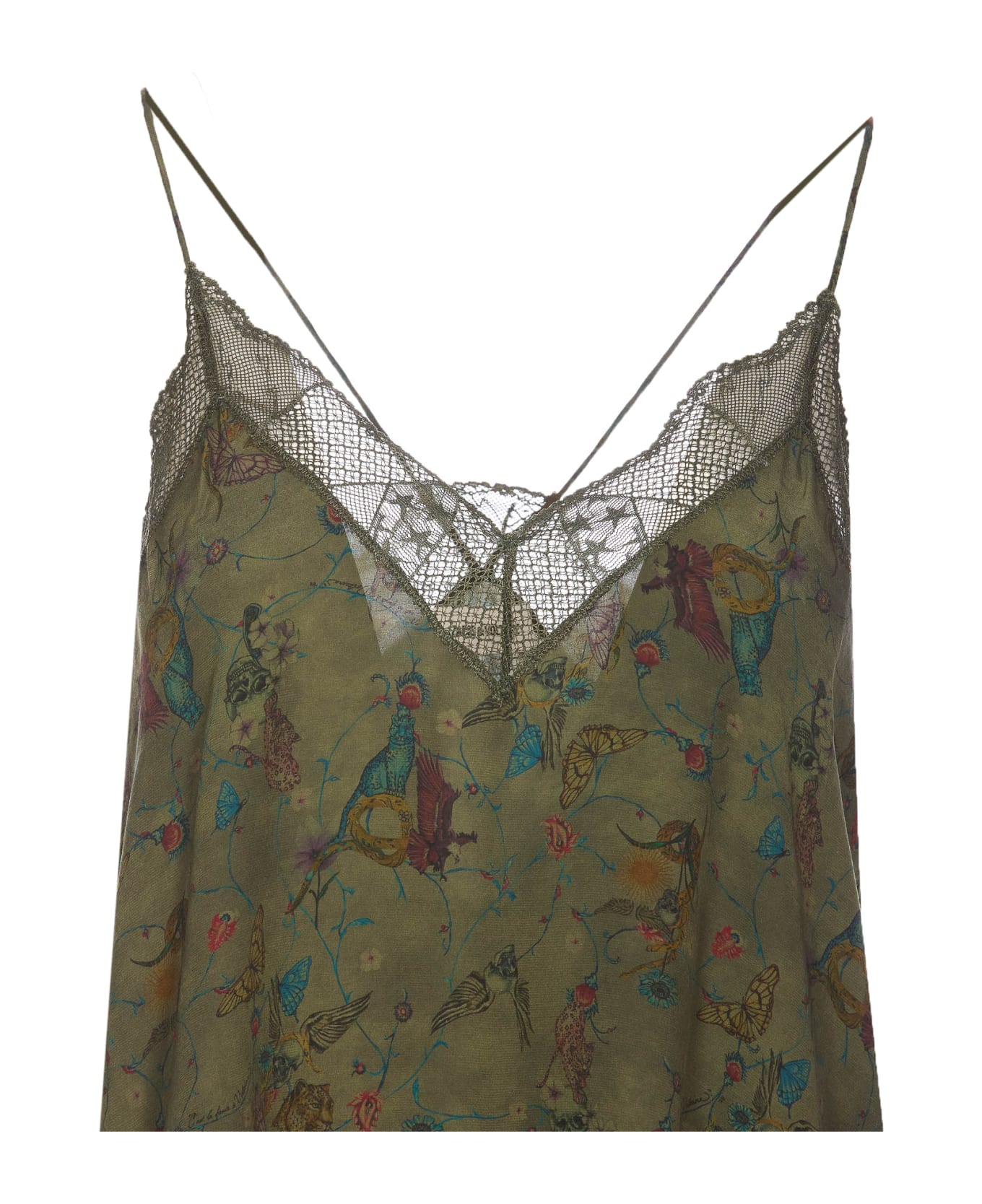 Zadig & Voltaire Christy Soft Holly Top - Kaki