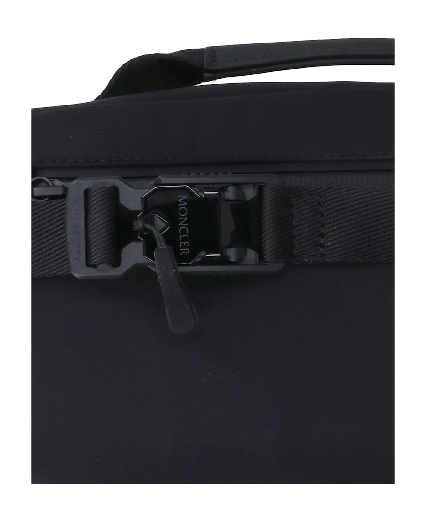 Moncler Grenoble Logo Fanny Pack - Black  