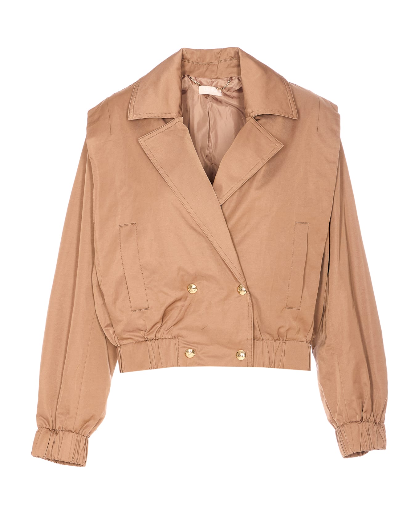 Liu-Jo Double Breasted Jacket - Beige