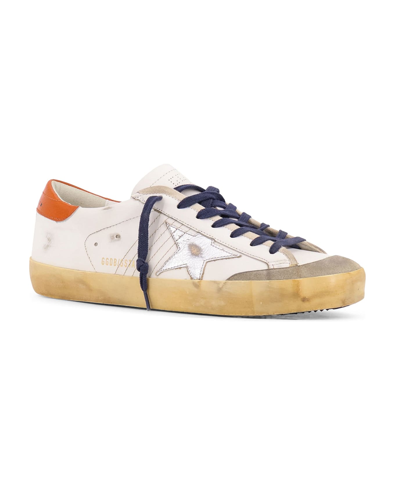 Golden Goose Super-star Penstar Classic With List Leather Low-top Sneakers - White