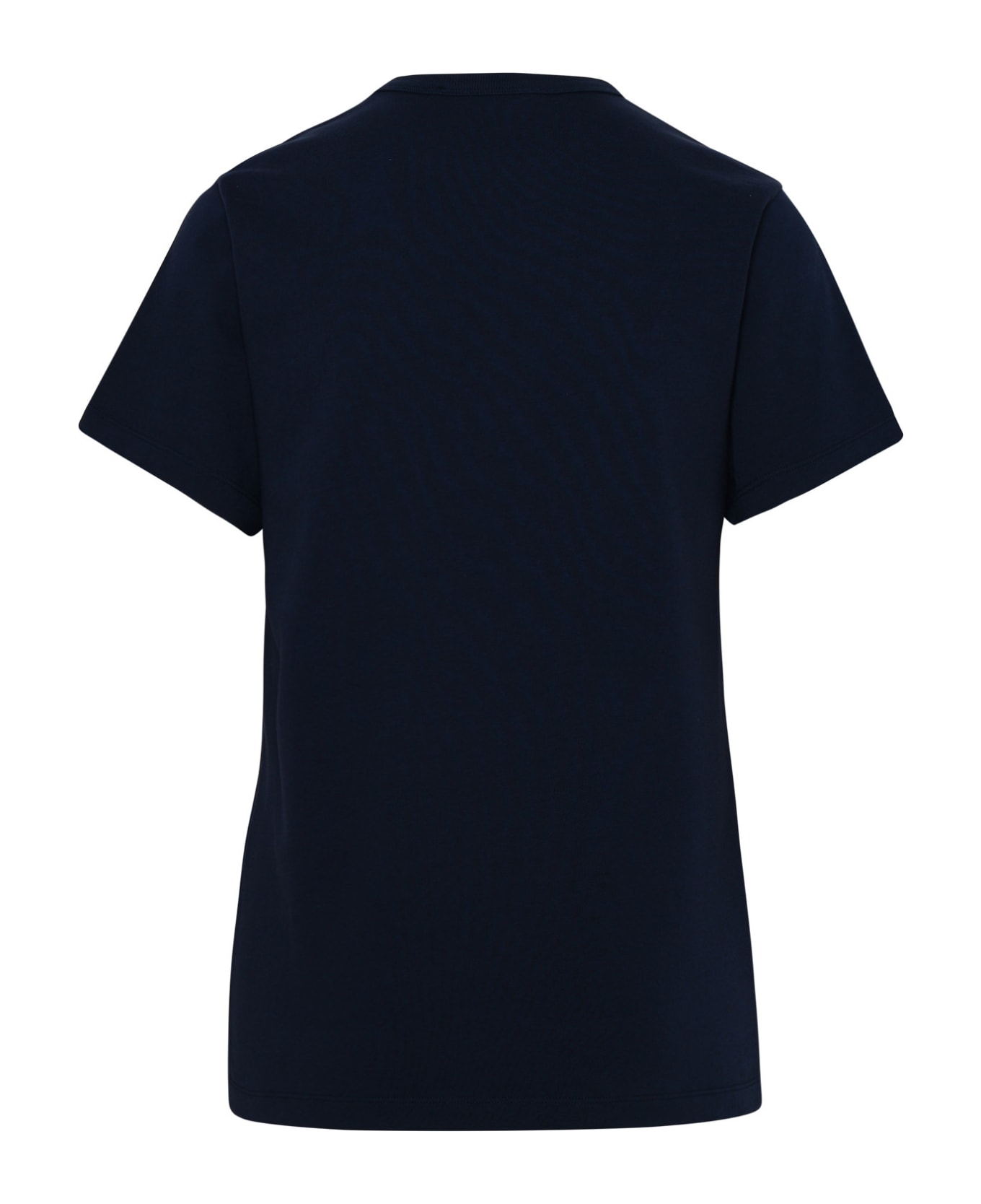 Maison Kitsuné Blue Cotton T-shirt - Blu Navy