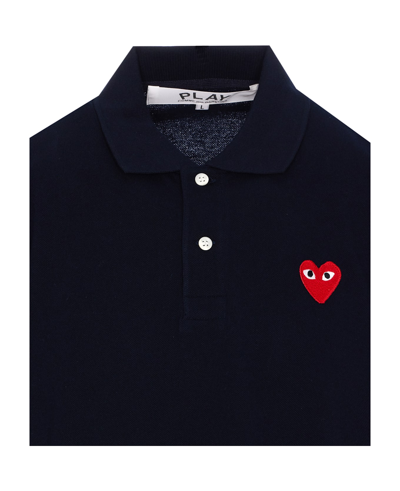Comme des Garçons Play Heart Logo T-shirt - Blue
