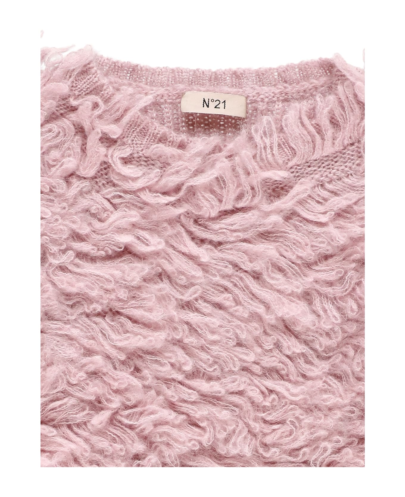 N.21 Loop Pile Sweater - Pink ニットウェア＆スウェットシャツ