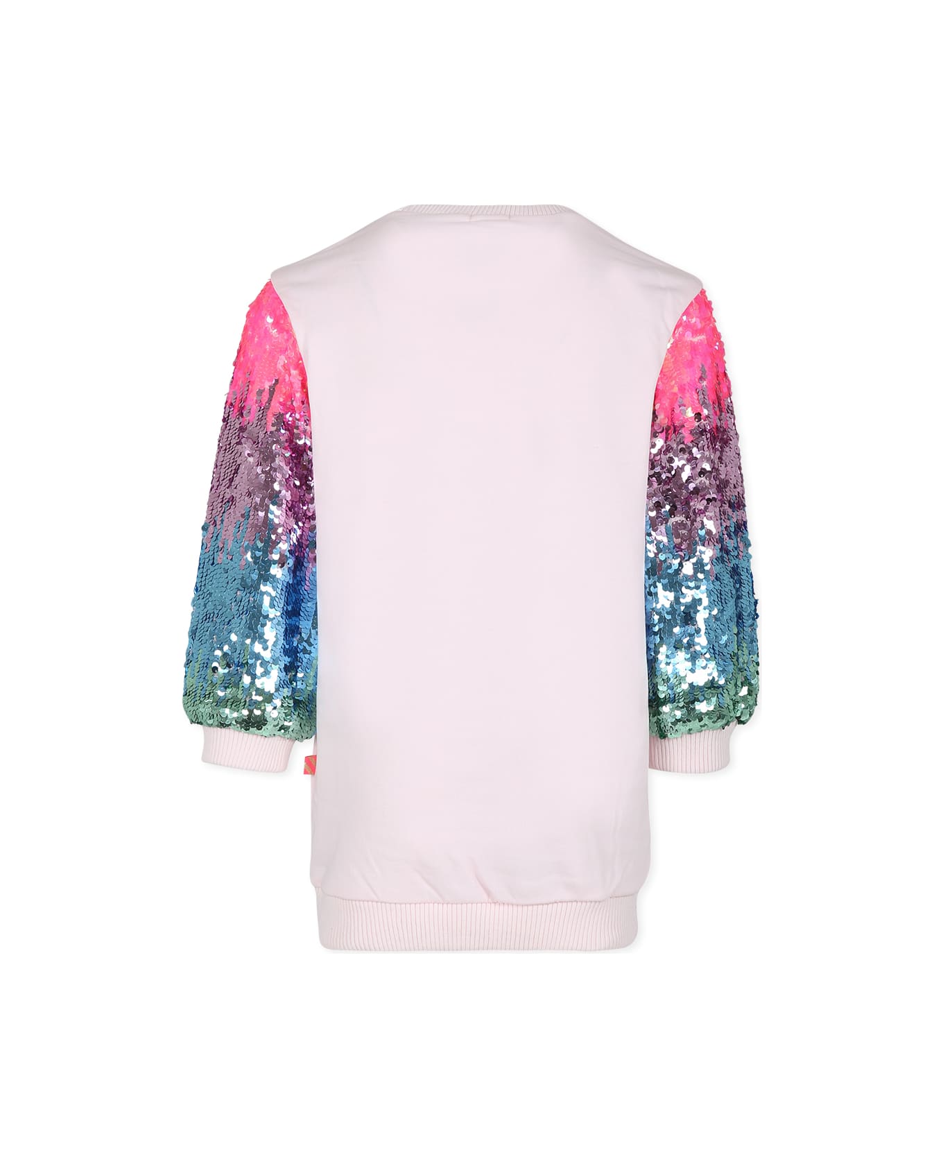 Billieblush Pink Dress For Girl With Sequins - Pink