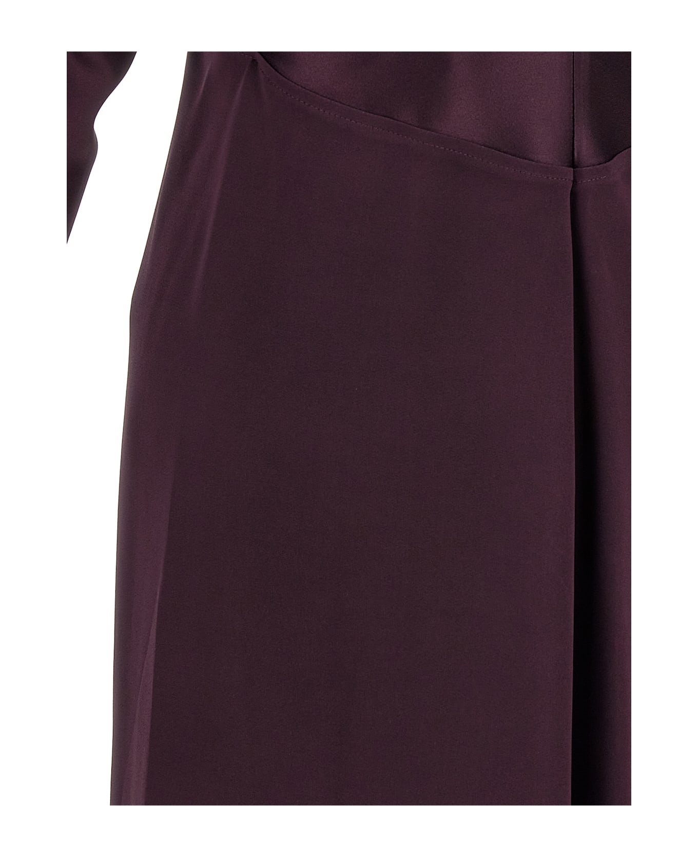 Victoria Beckham 
keyhole Dolman Midi
 Dress - Purple