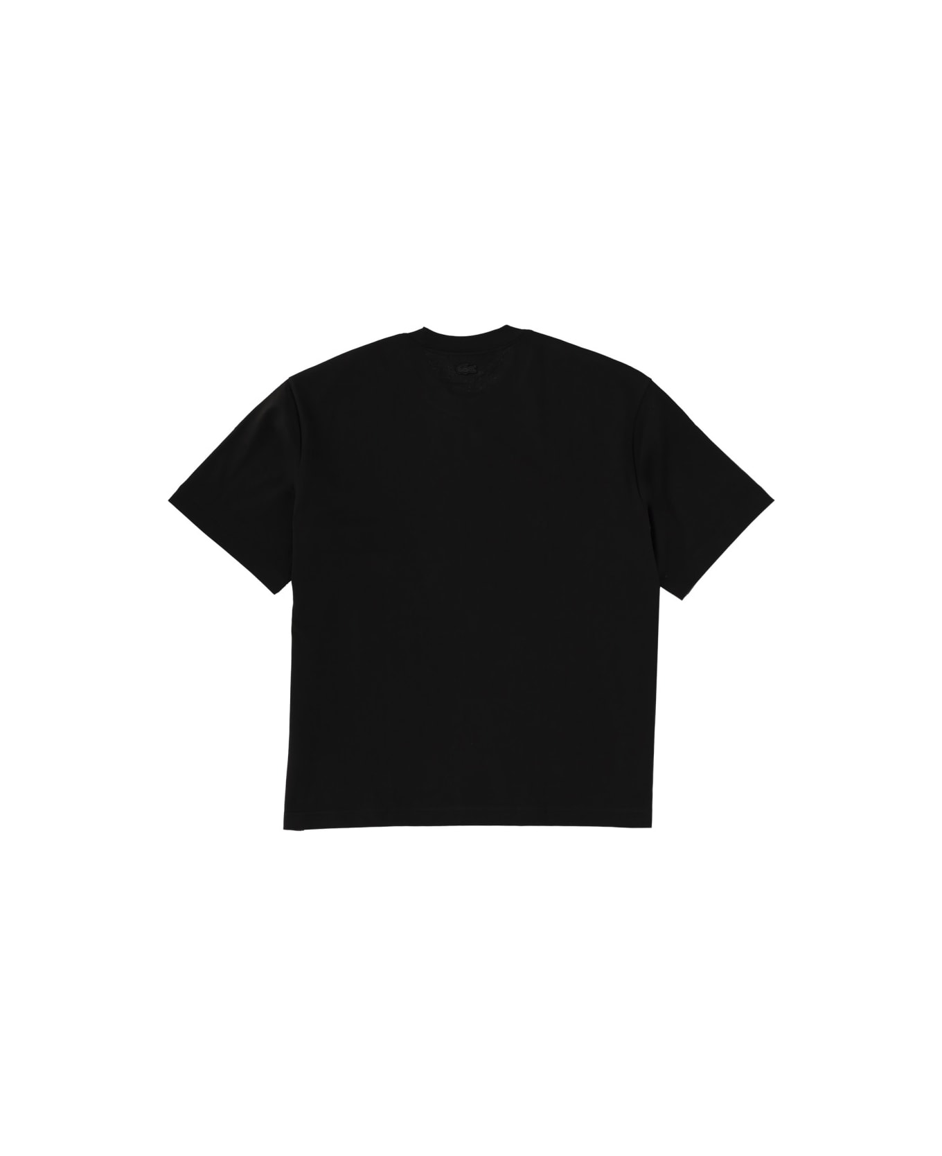 Lacoste T-shirt With Graphics - BLACK