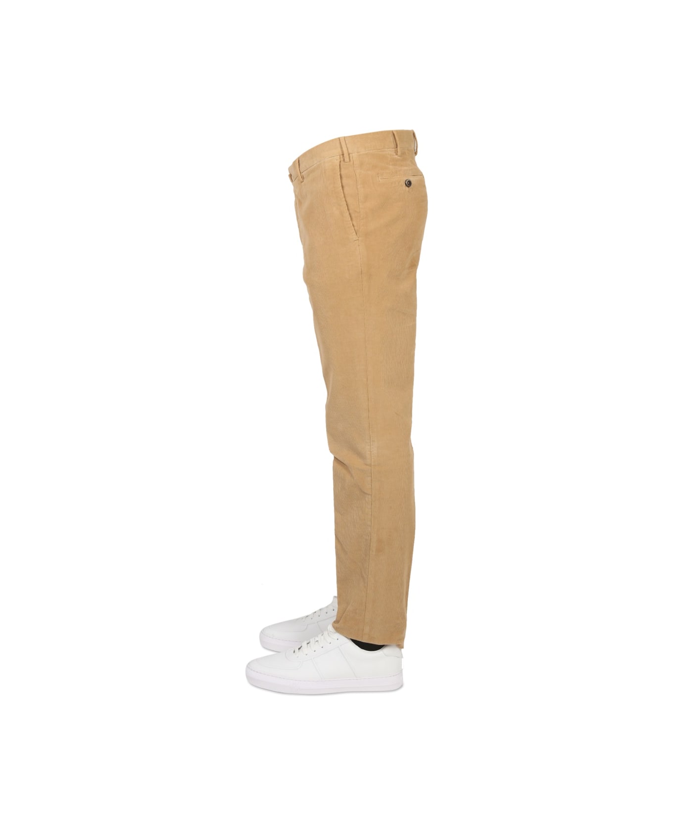 PT Torino Slim Fit Pants - BROWN ボトムス
