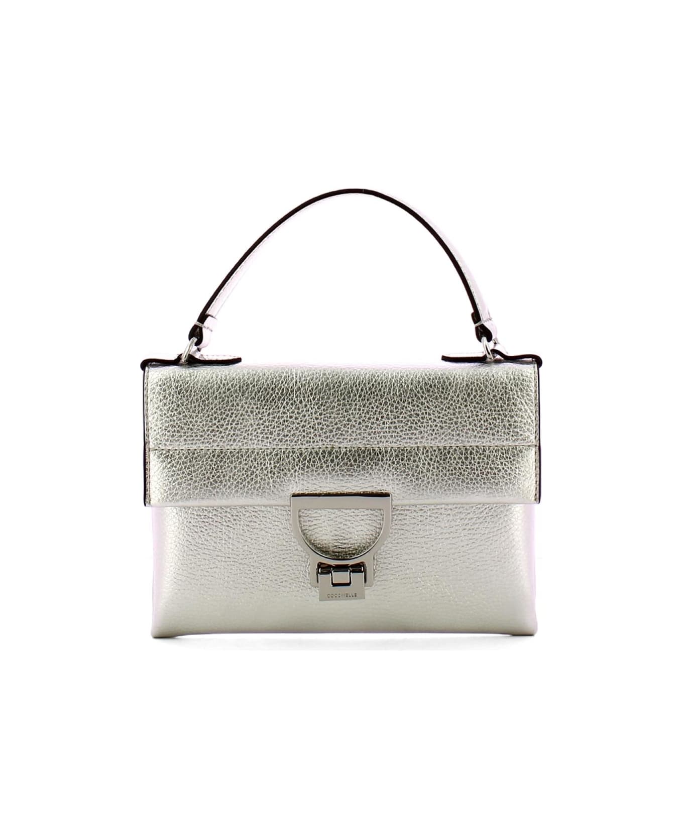 Coccinelle Arlettis Mini Handbag - Silver