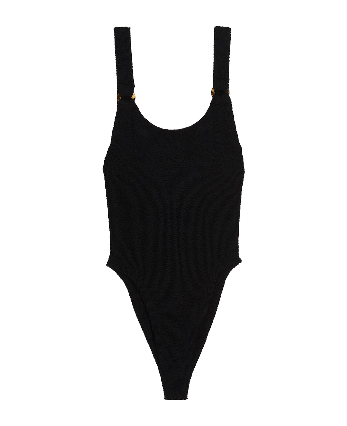 Hunza G 
domino
 One-piece Swimsuit - Black  