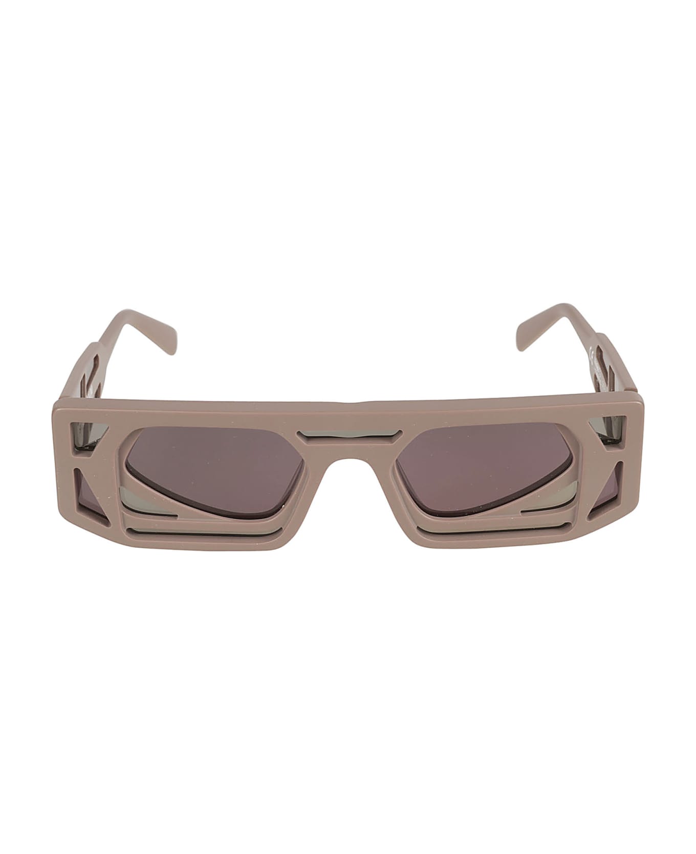 Kuboraum Thick Rectangle Sunglasses - dtp 2grey