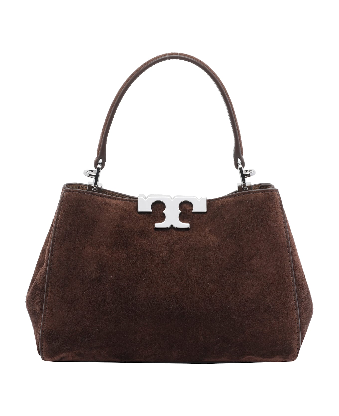 Tory Burch Mini Eleanor Suede Satchel Bag - Brown