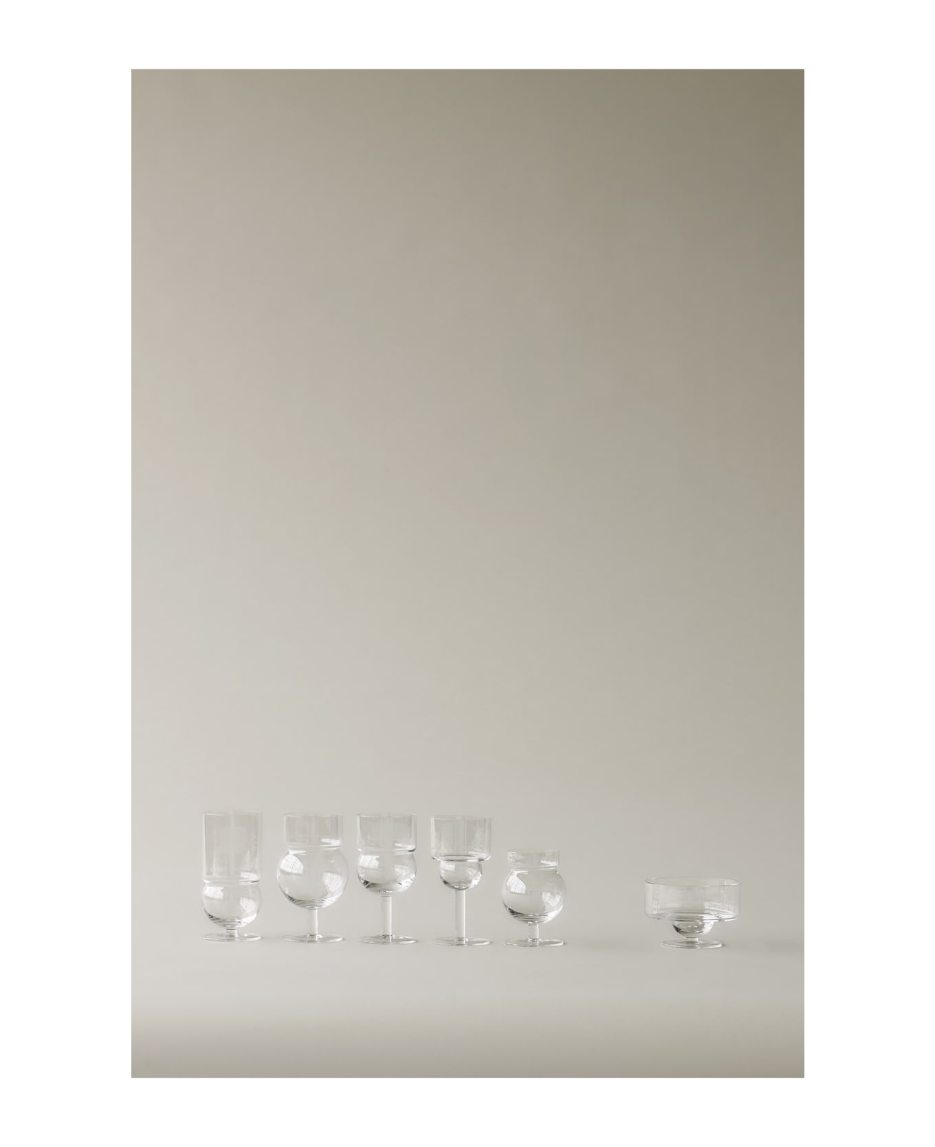 Karakter Sferico 5 Glass In Transparent Glass - transparent