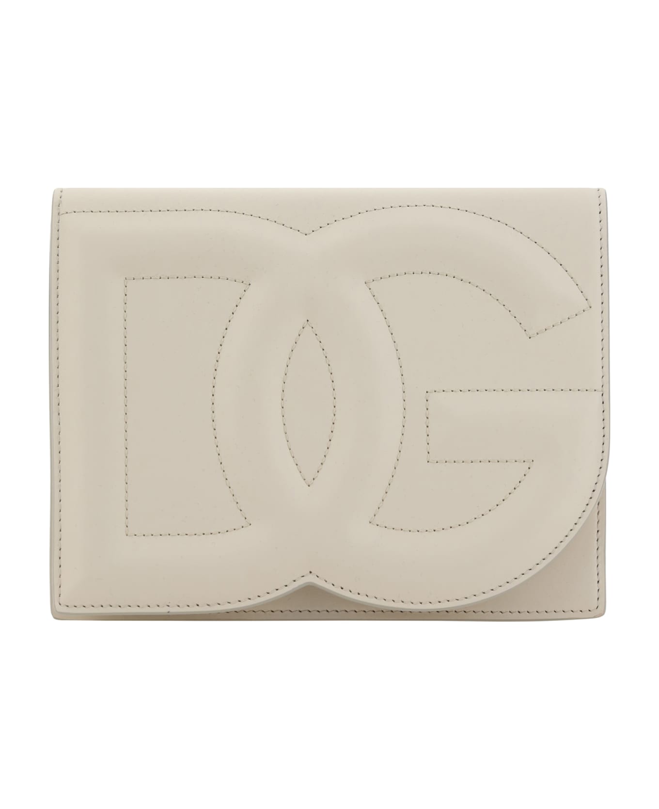 Dolce & Gabbana Dg Embossed Shoulder Bag - Avorio