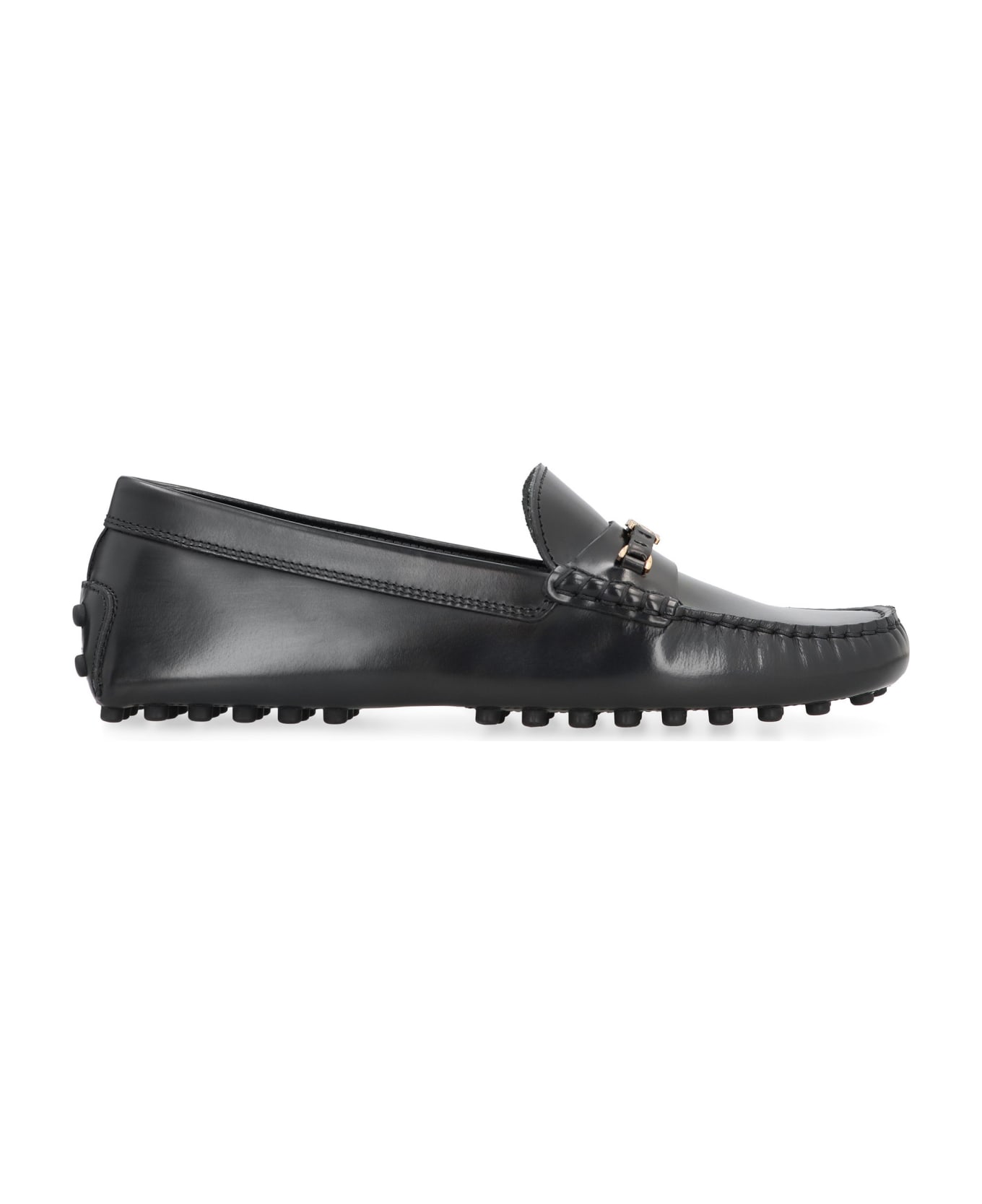 Tod's Gommino Leather Loafers - black