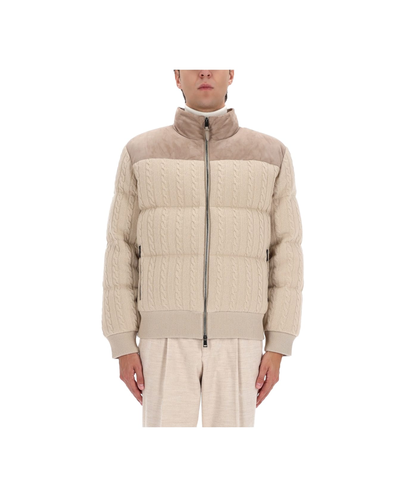 Hugo Boss Down Jacket "l-heath" - BEIGE