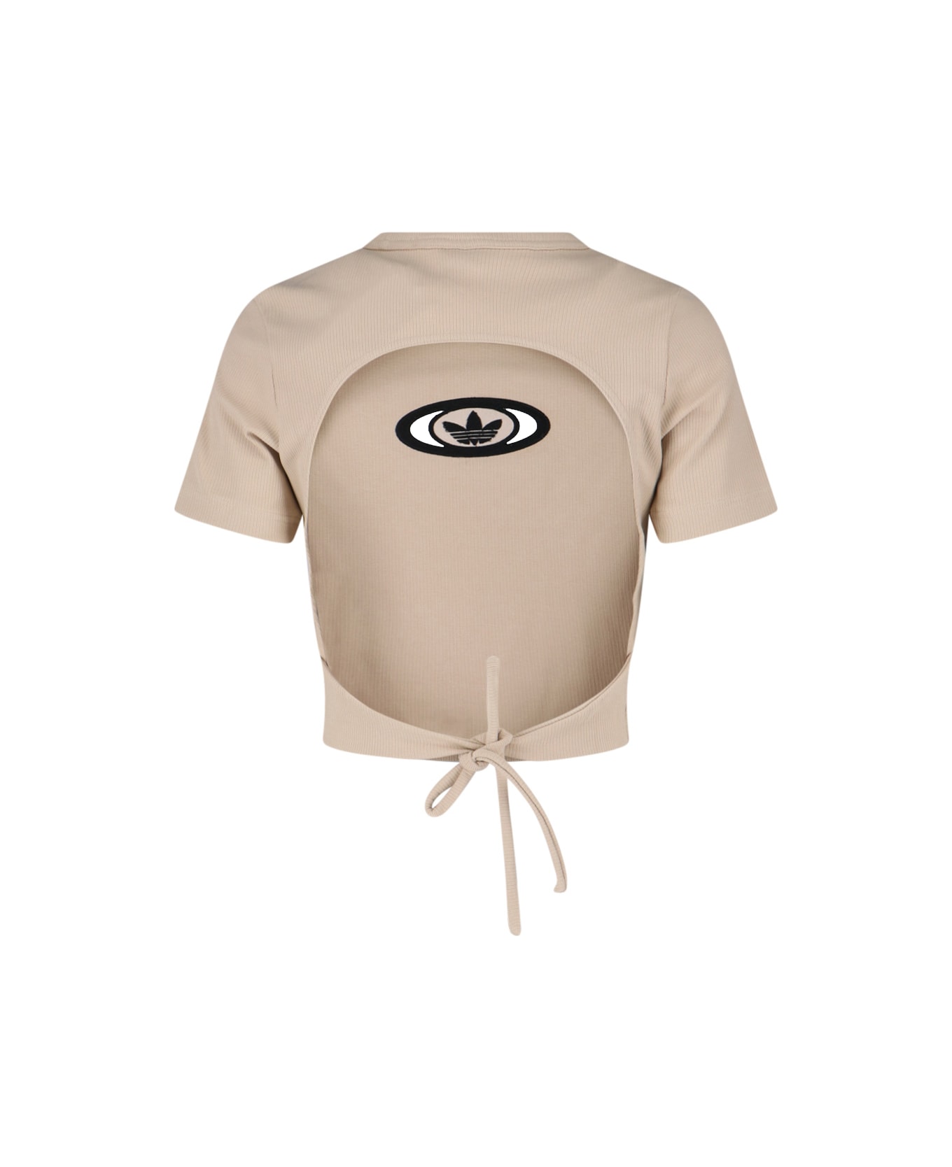 Adidas 'campus 2000' Crop Top - Beige