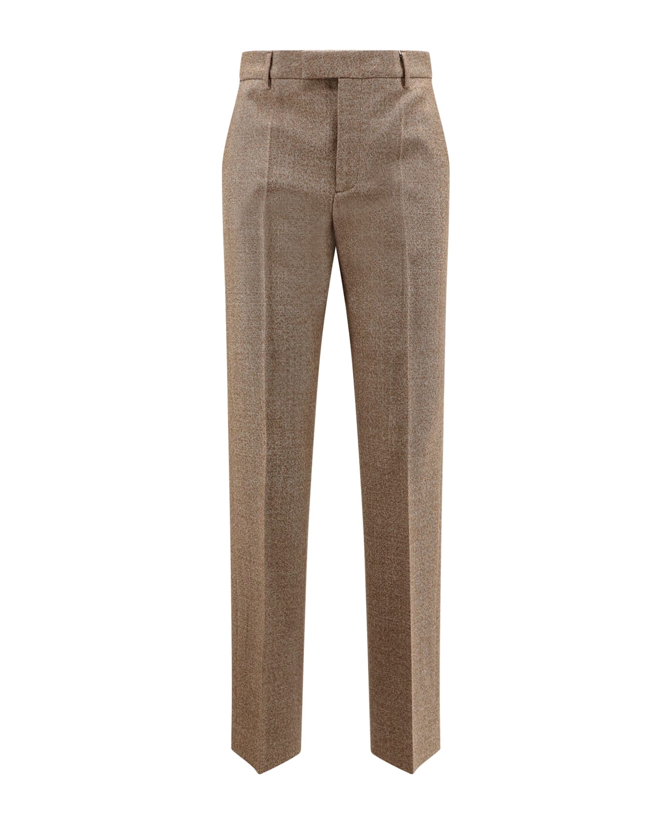 MM6 Maison Margiela Virgin Wool Trousers - Beige/White