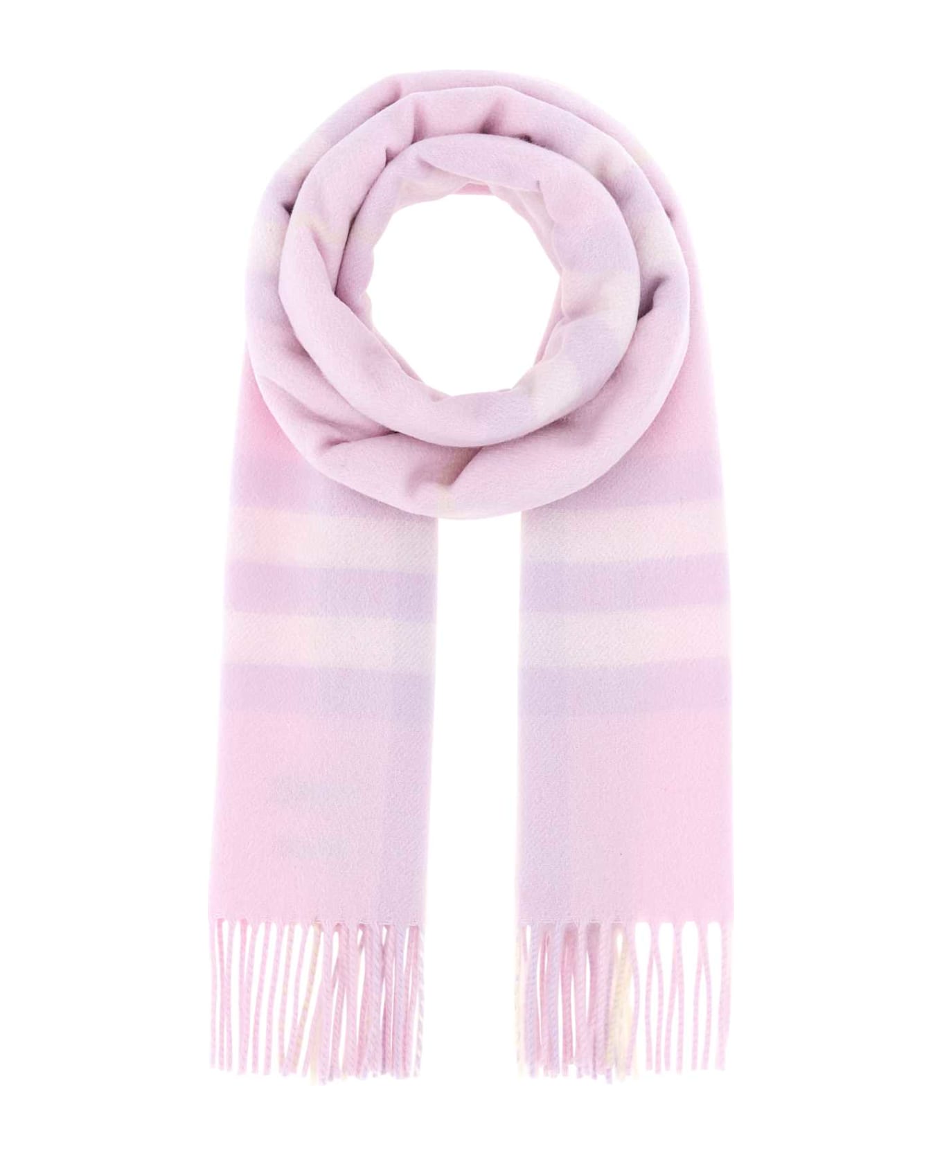 Burberry Embroidered Cashmere Scarf - FONDANTPINK