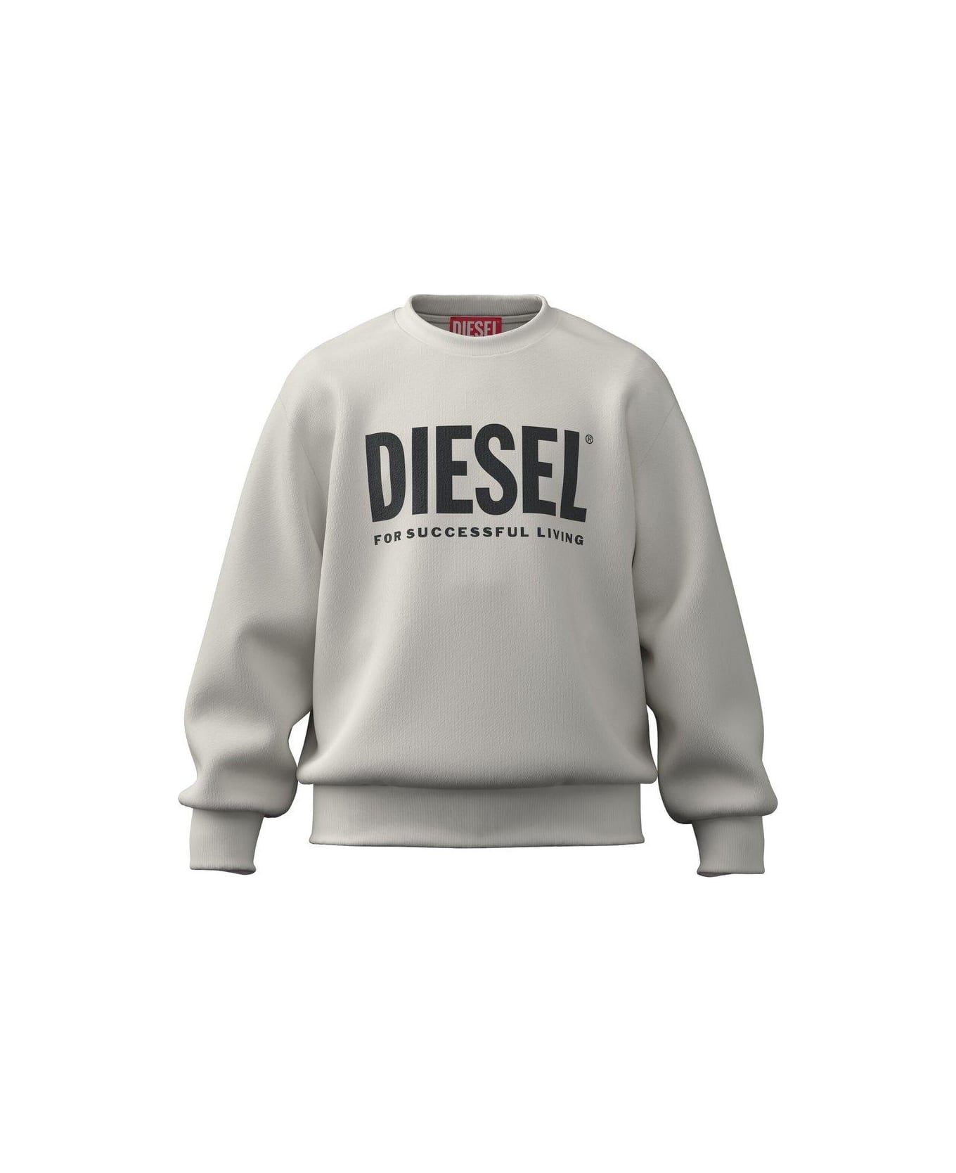 Diesel Lsfort Di Over Logo Printed Sweatshirt