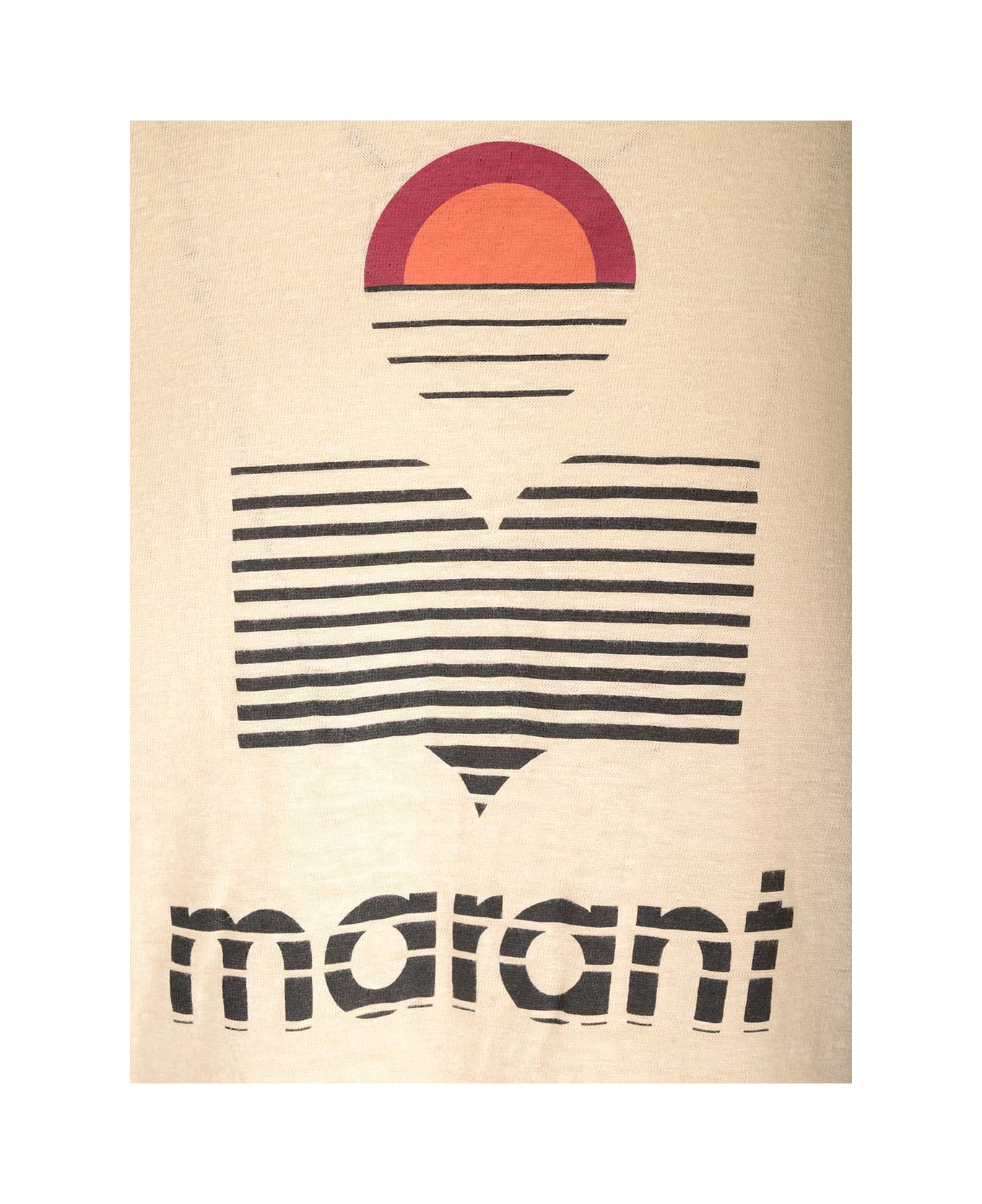 Isabel Marant 'karman' T-shirt - Beige