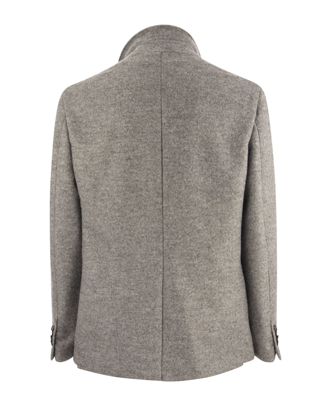 Fay Two-button Double Jacket - Grey