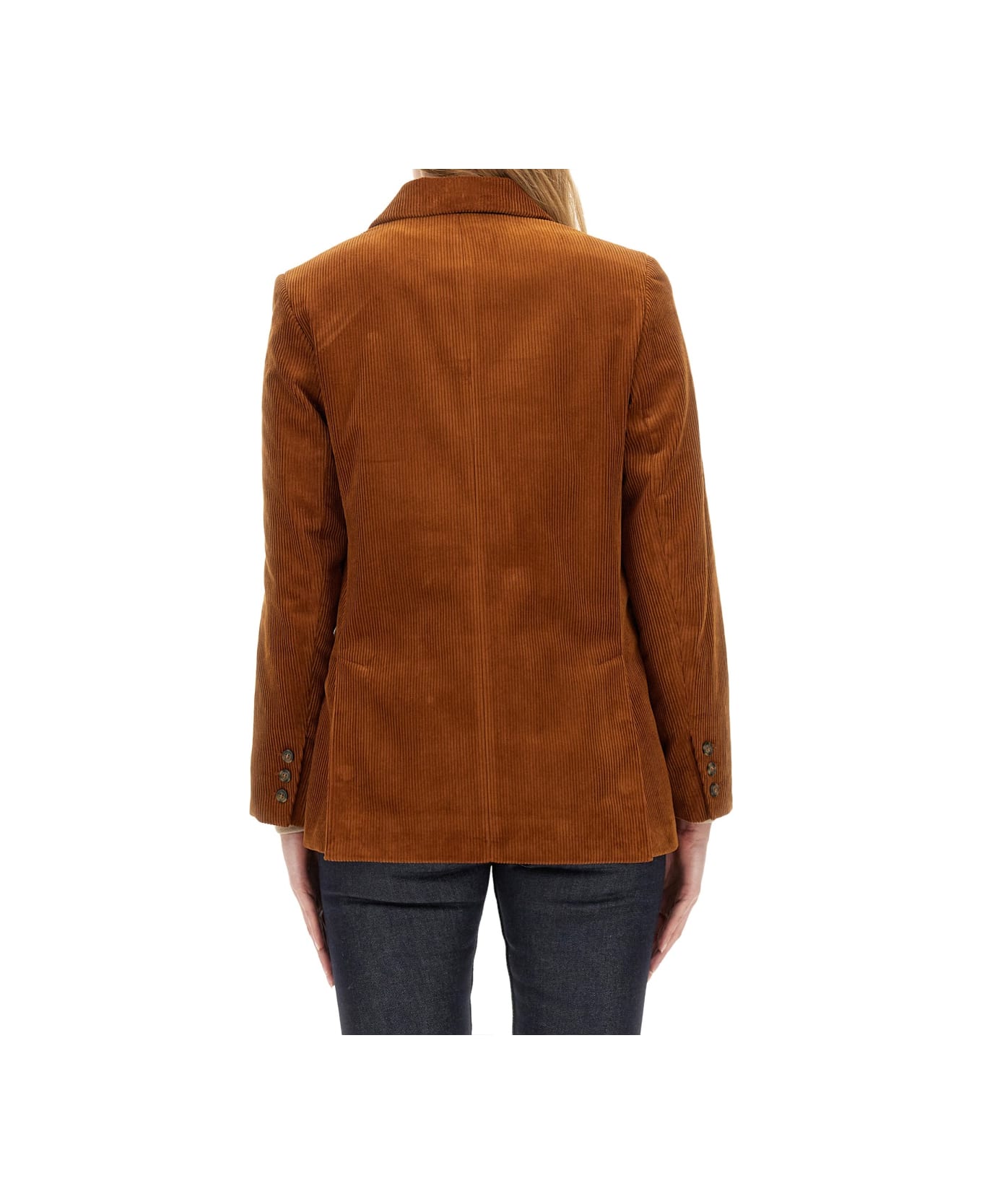 A.P.C. Double-breasted Jacket - BEIGE