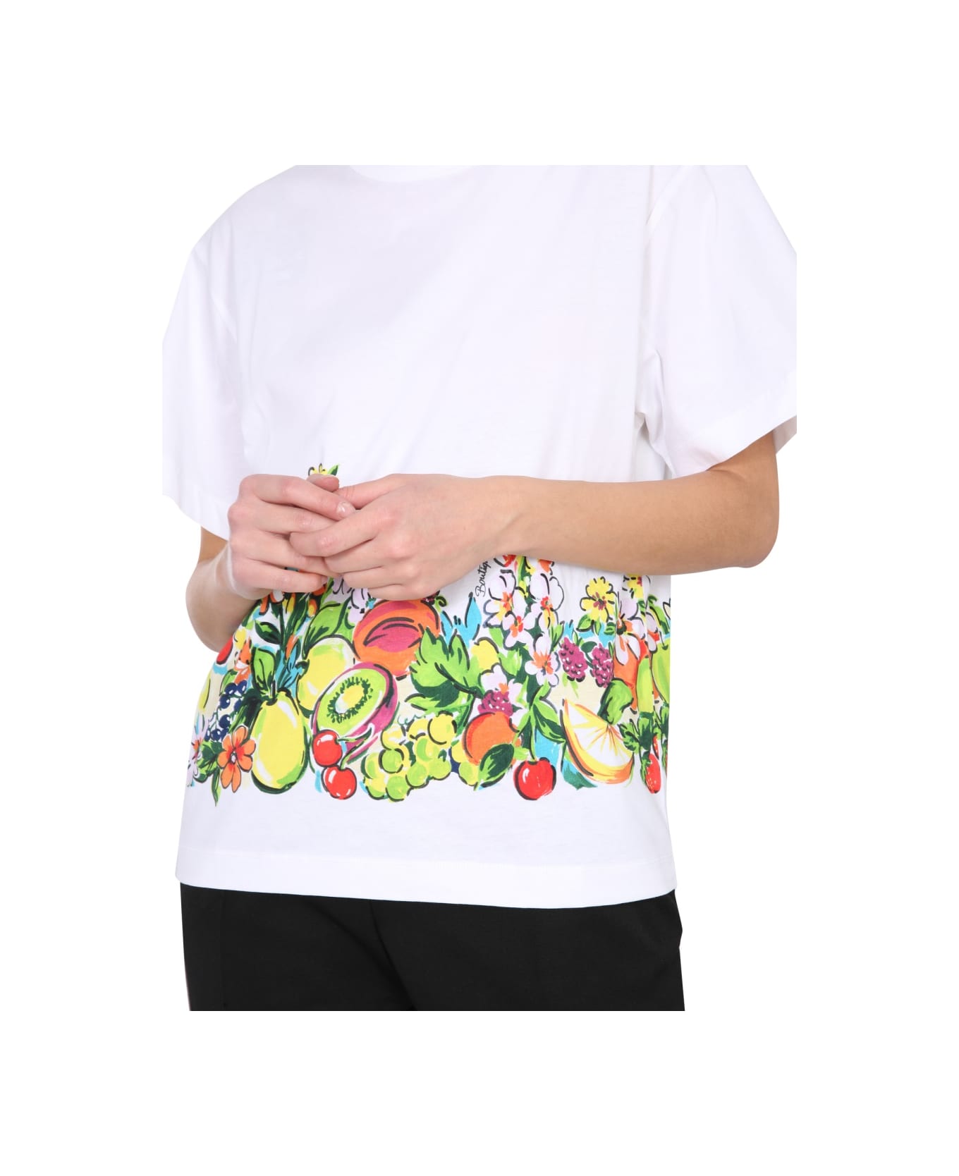 Boutique Moschino Fruit Print T-shirt - MULTICOLOUR Tシャツ