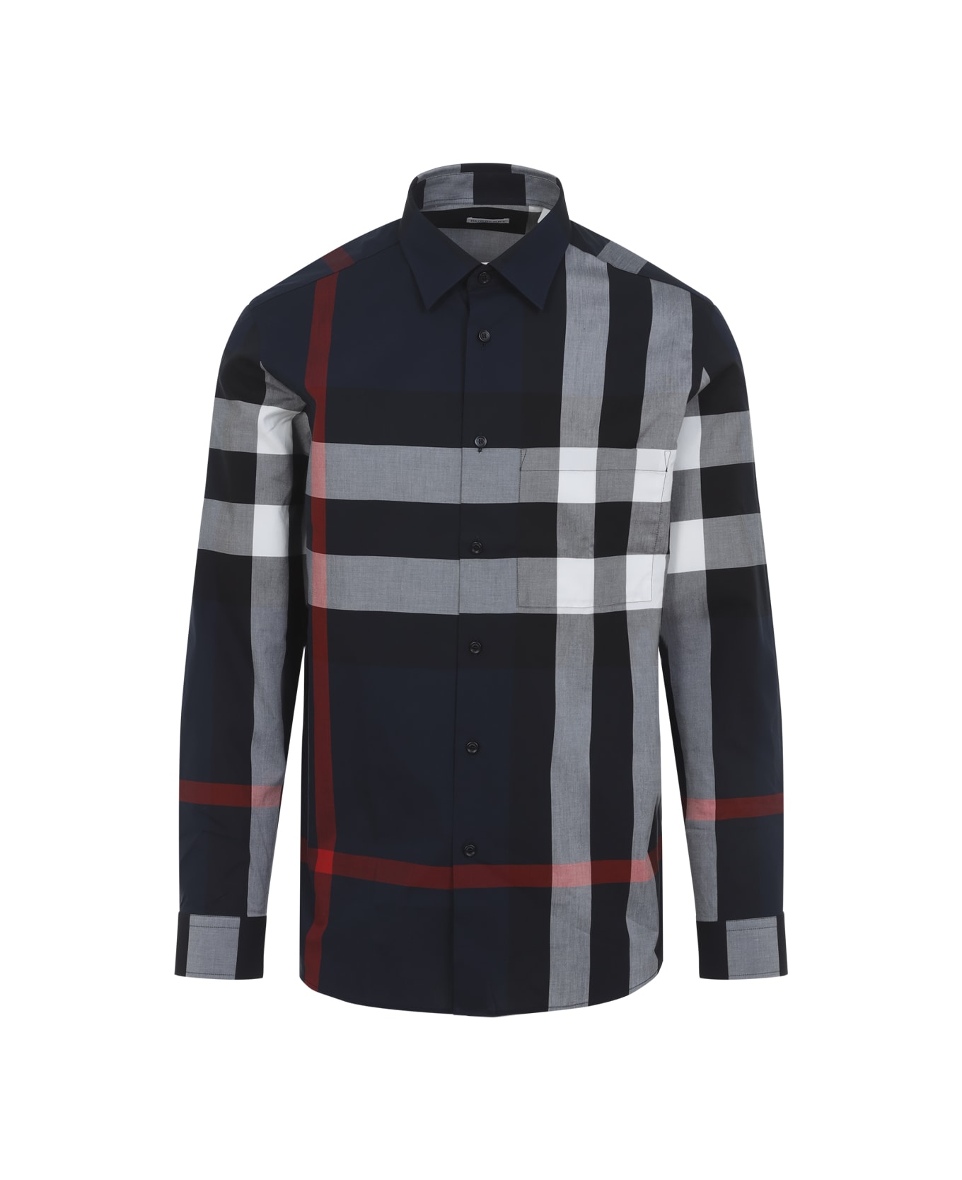 Burberry Summerton Shirt - Navy Ip Check