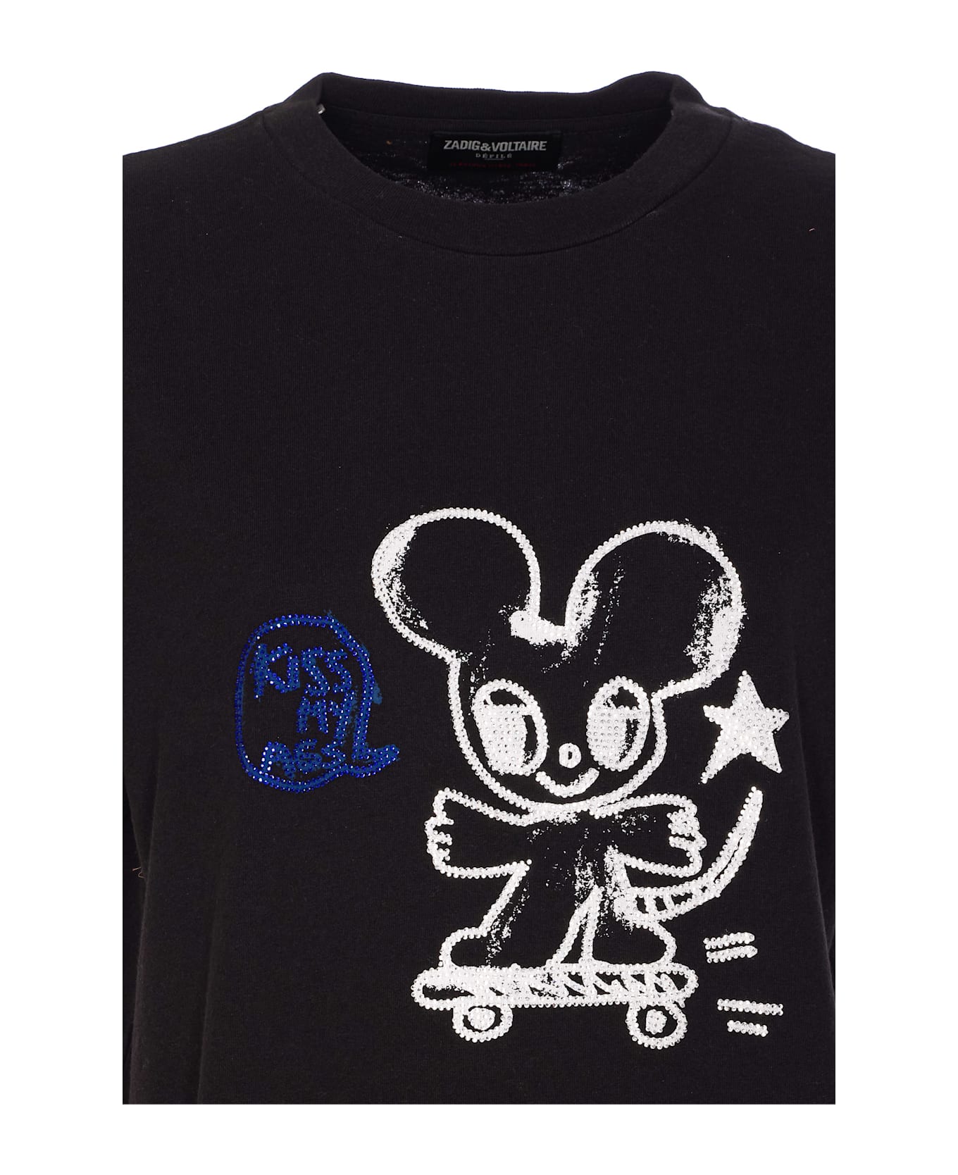 Zadig 
Voltaire Edwin Happy Mouse T-shirt - Black