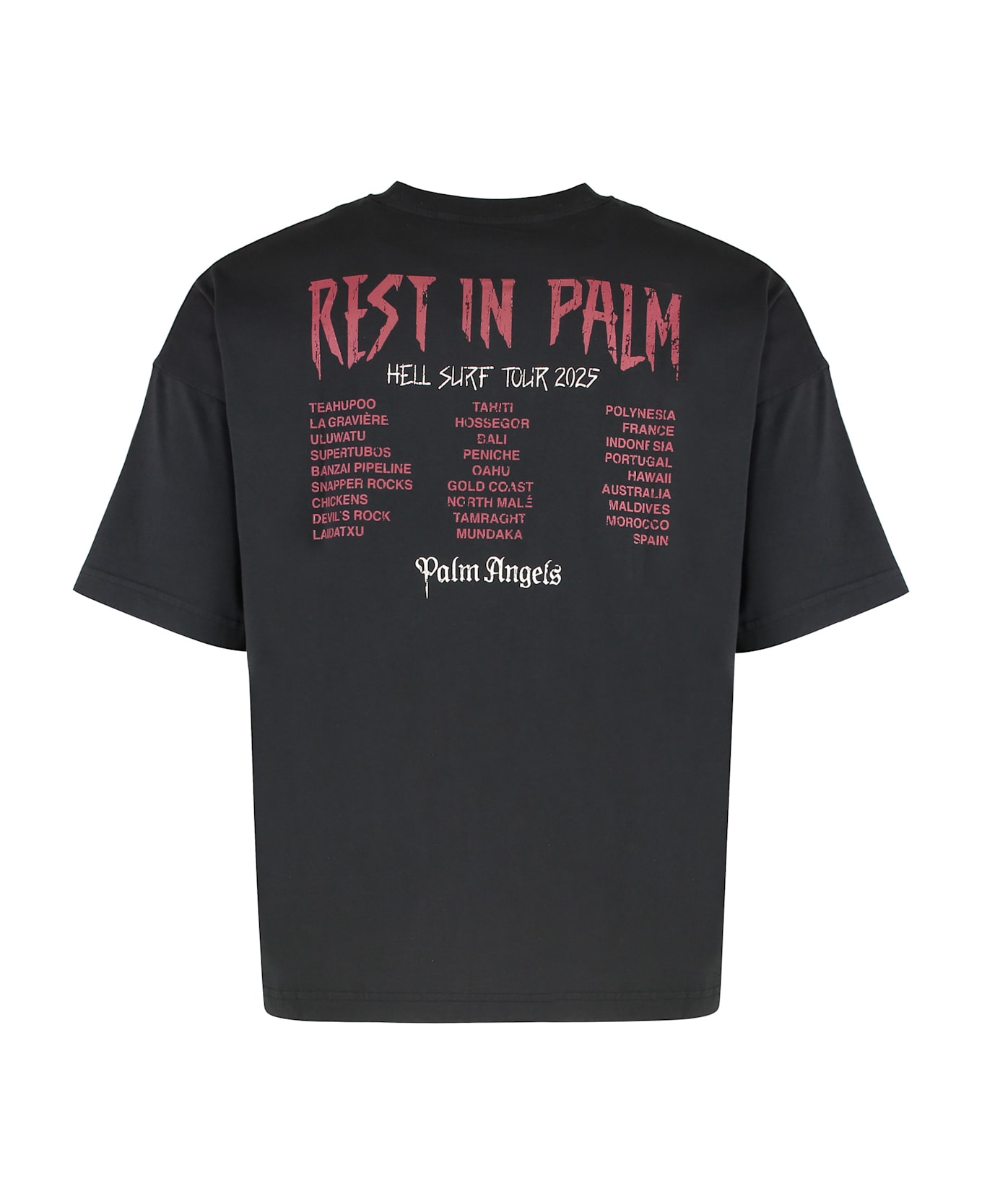 Palm Angels T-shirt In Cotton With Print