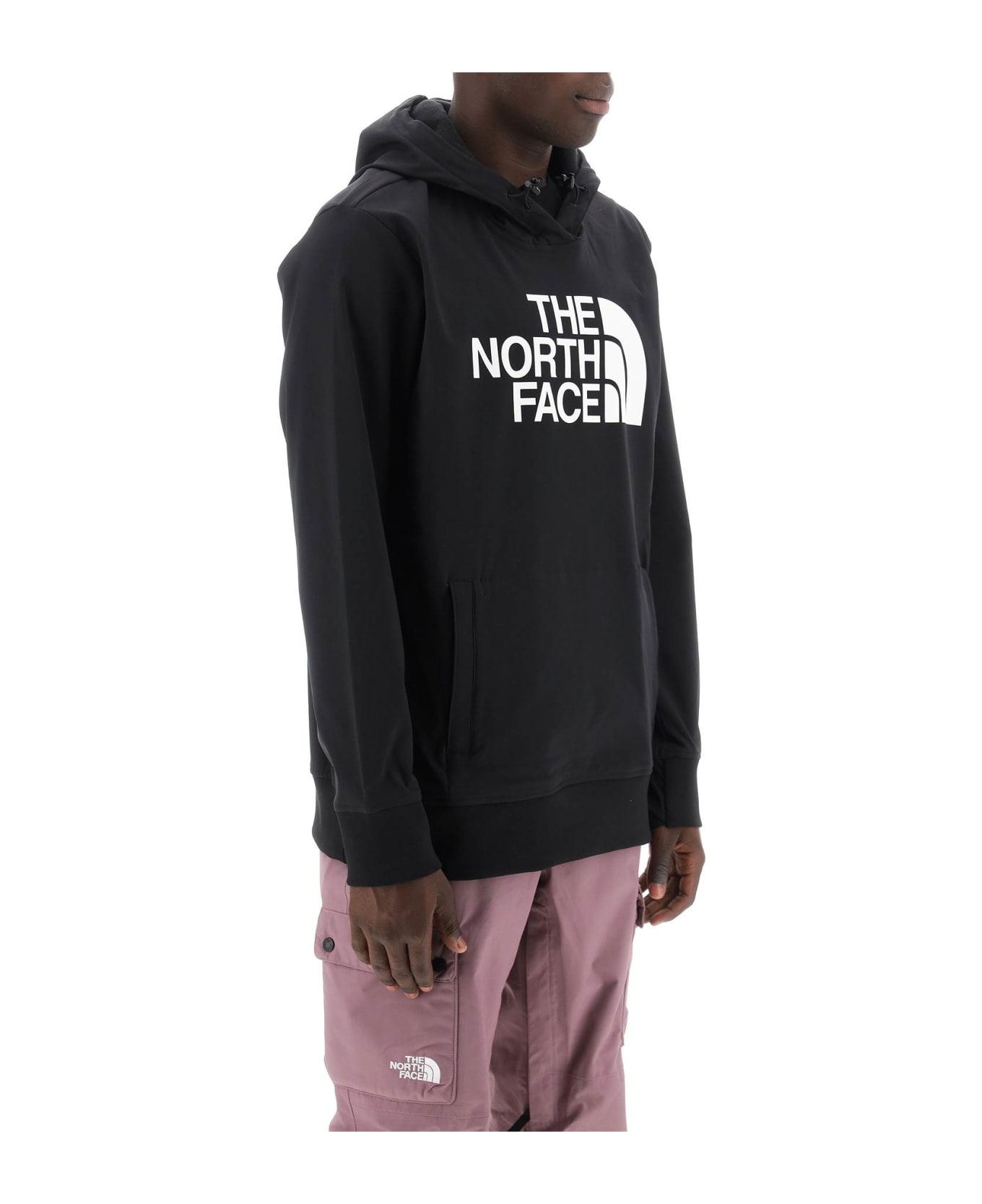 The North Face Techno Hoodie With Logo Print - TNF BLACK (Black)