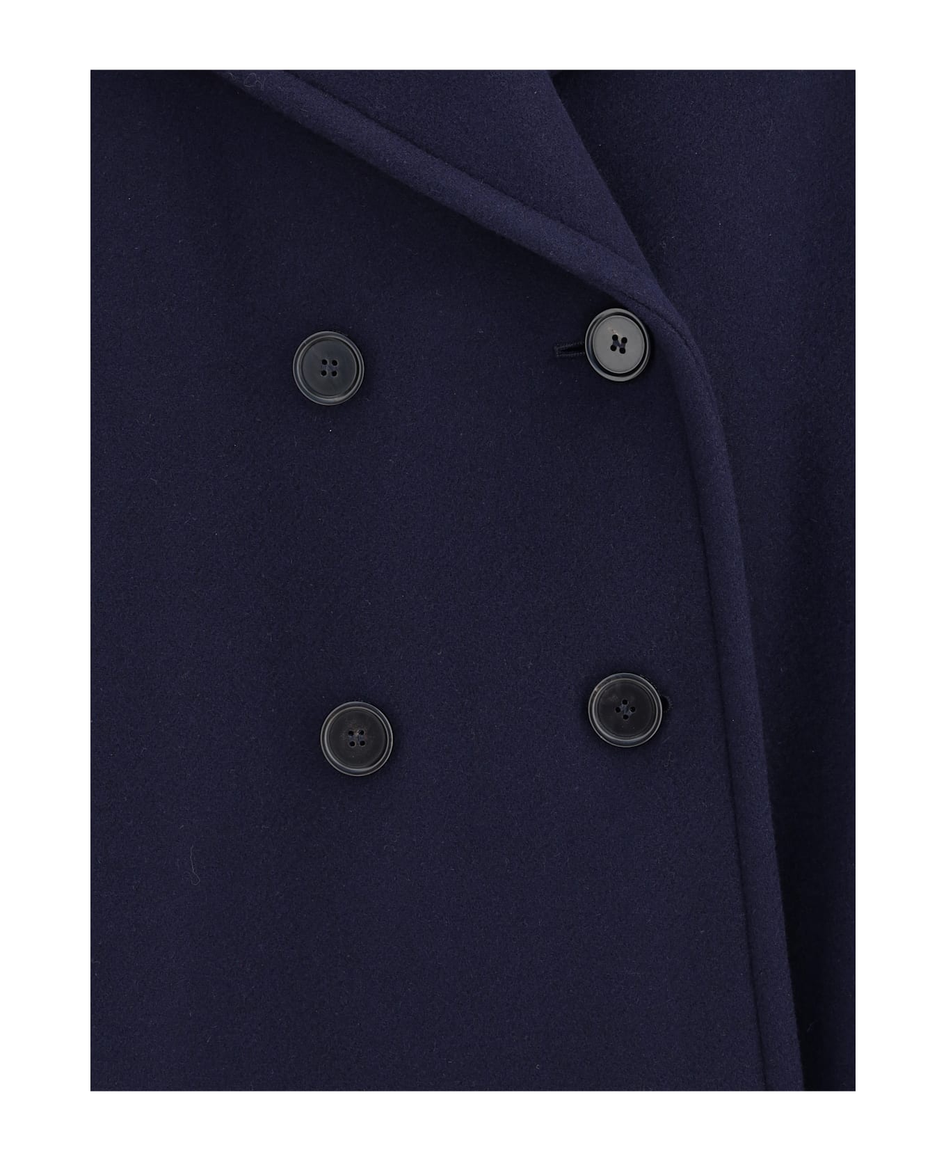 Chloé Oversized Double Breasted Wool Coat