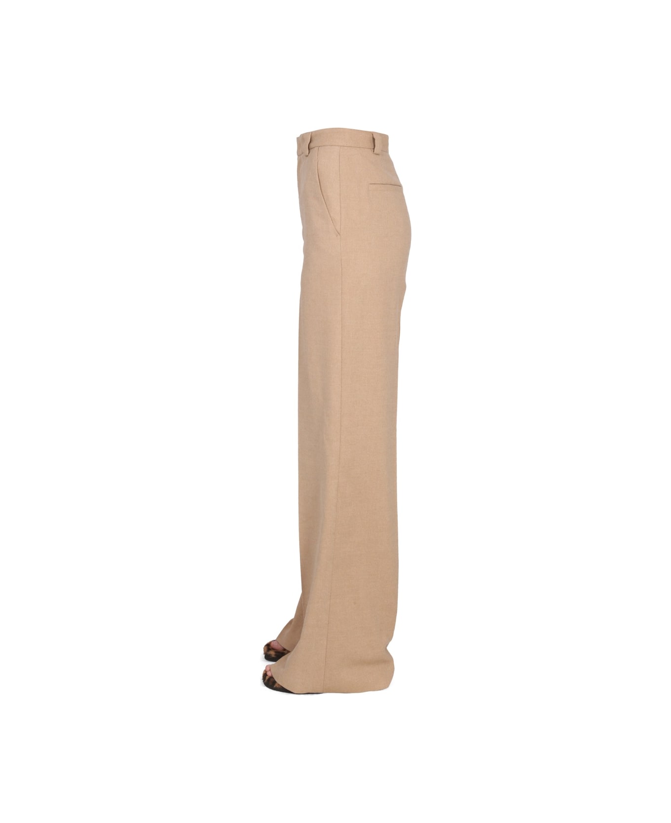 RED Valentino Flared Pants - BEIGE