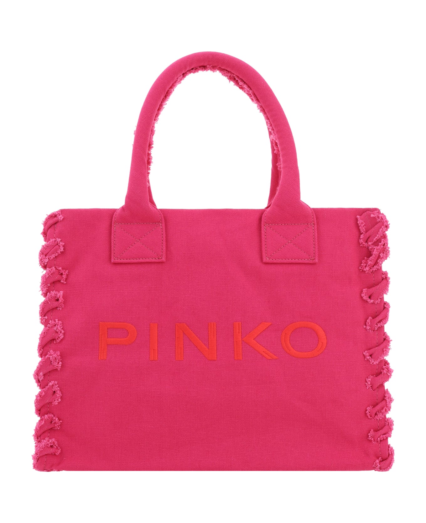 Pinko Beach Handbag - Pink Pinko-antique Gold