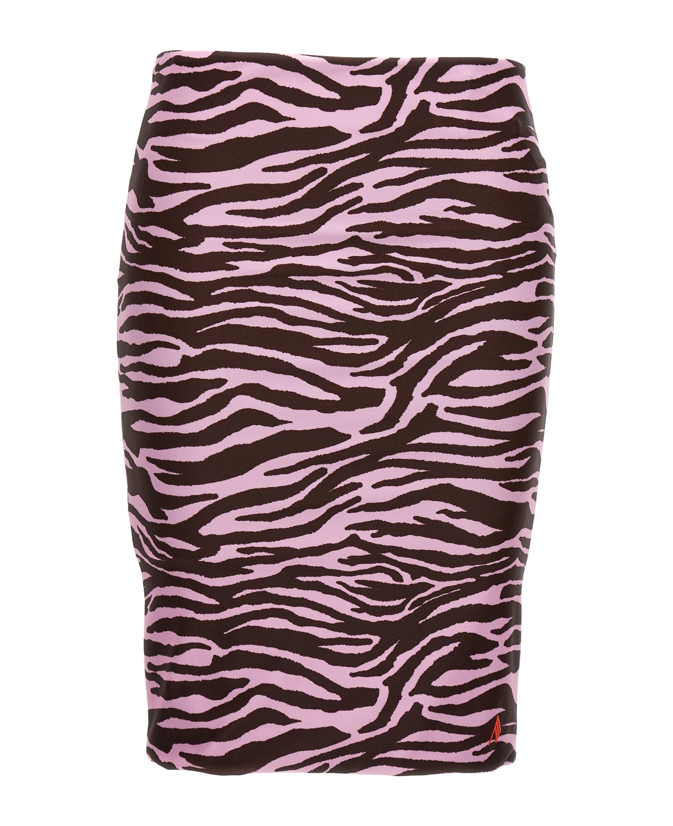 The Attico Zebra Miniskirt - Multicolor 水着