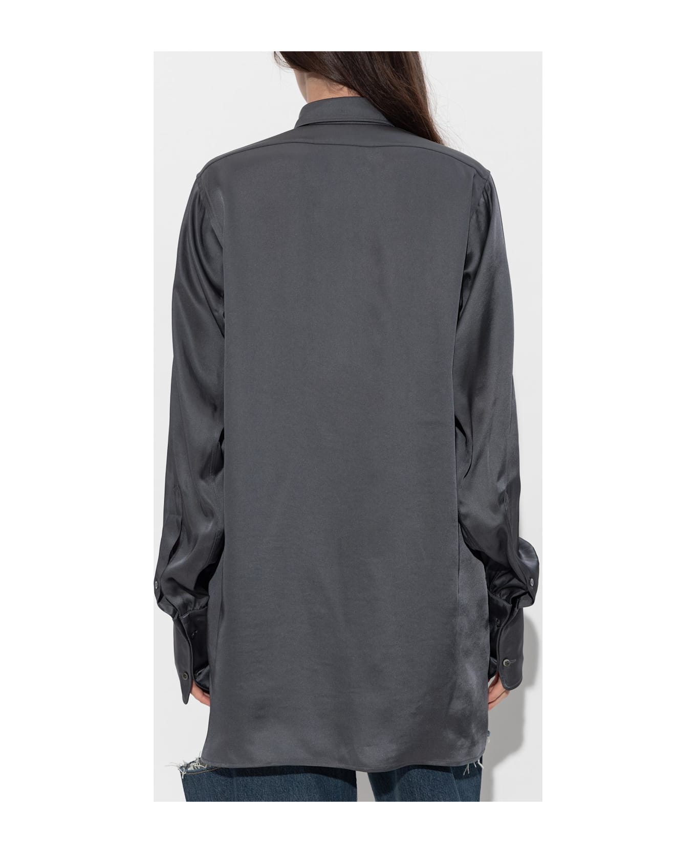 Maison Margiela Satin Shirt - GREY