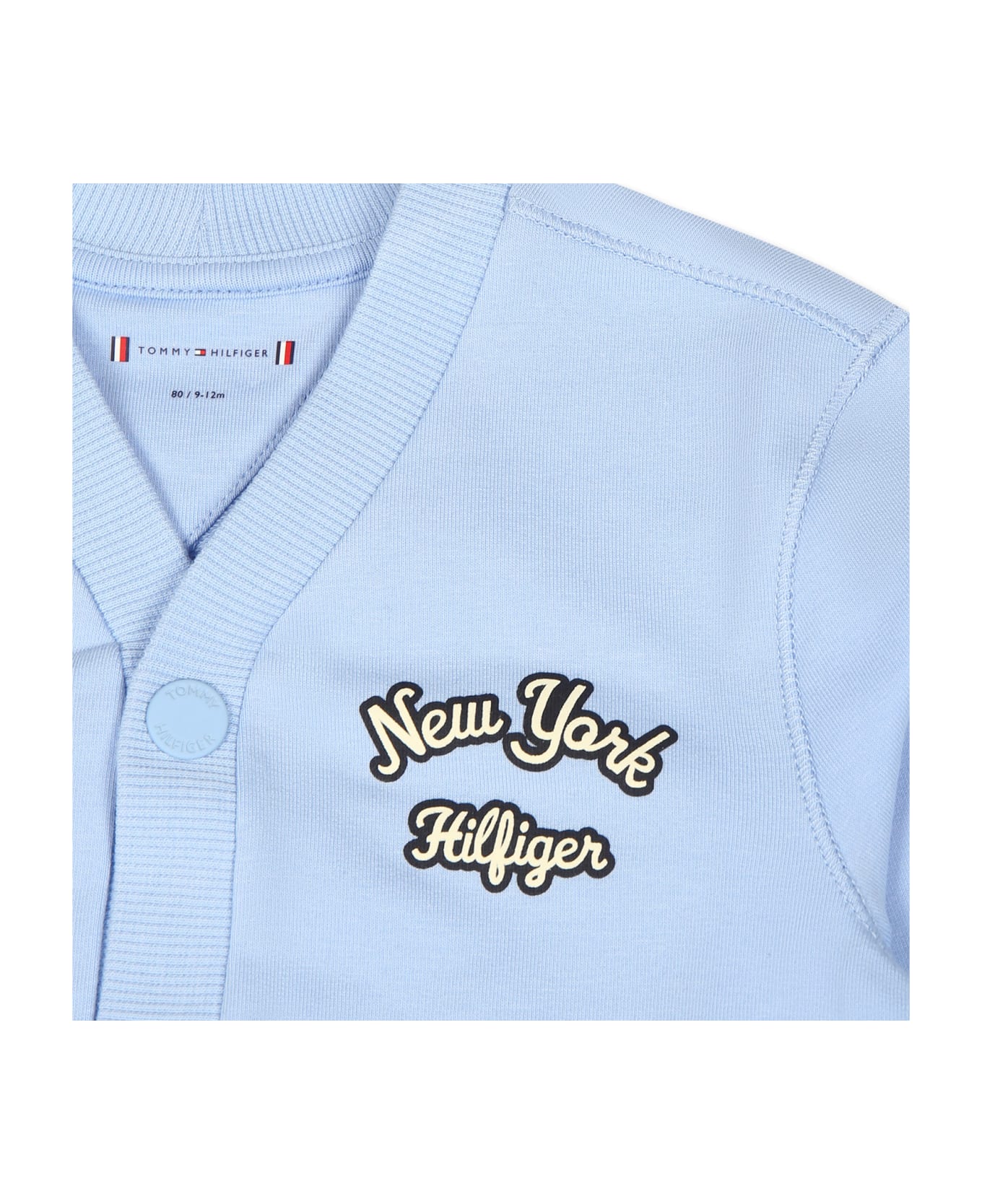 Tommy Hilfiger Light Blue Set For Baby Boy - Light Blue