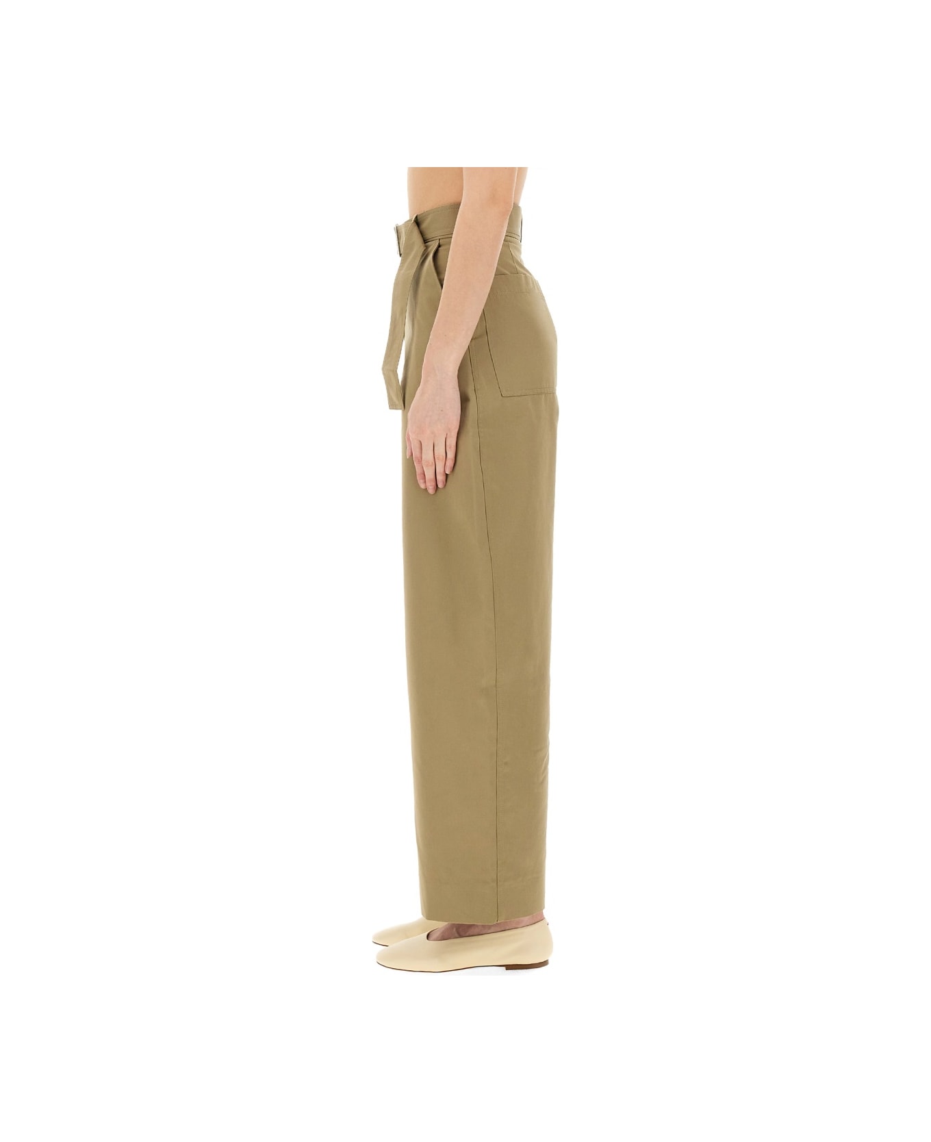 Studio Nicholson Twill "doring" Pants - BEIGE