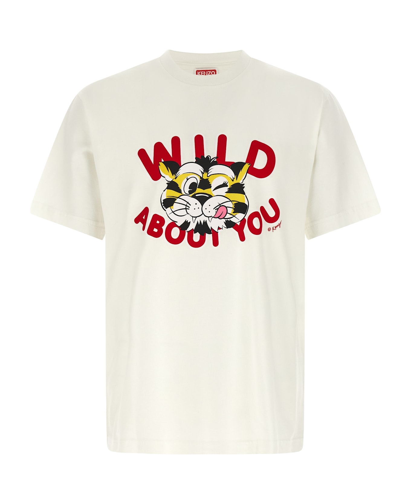 Kenzo 'wild Tiger' T-shirt - White