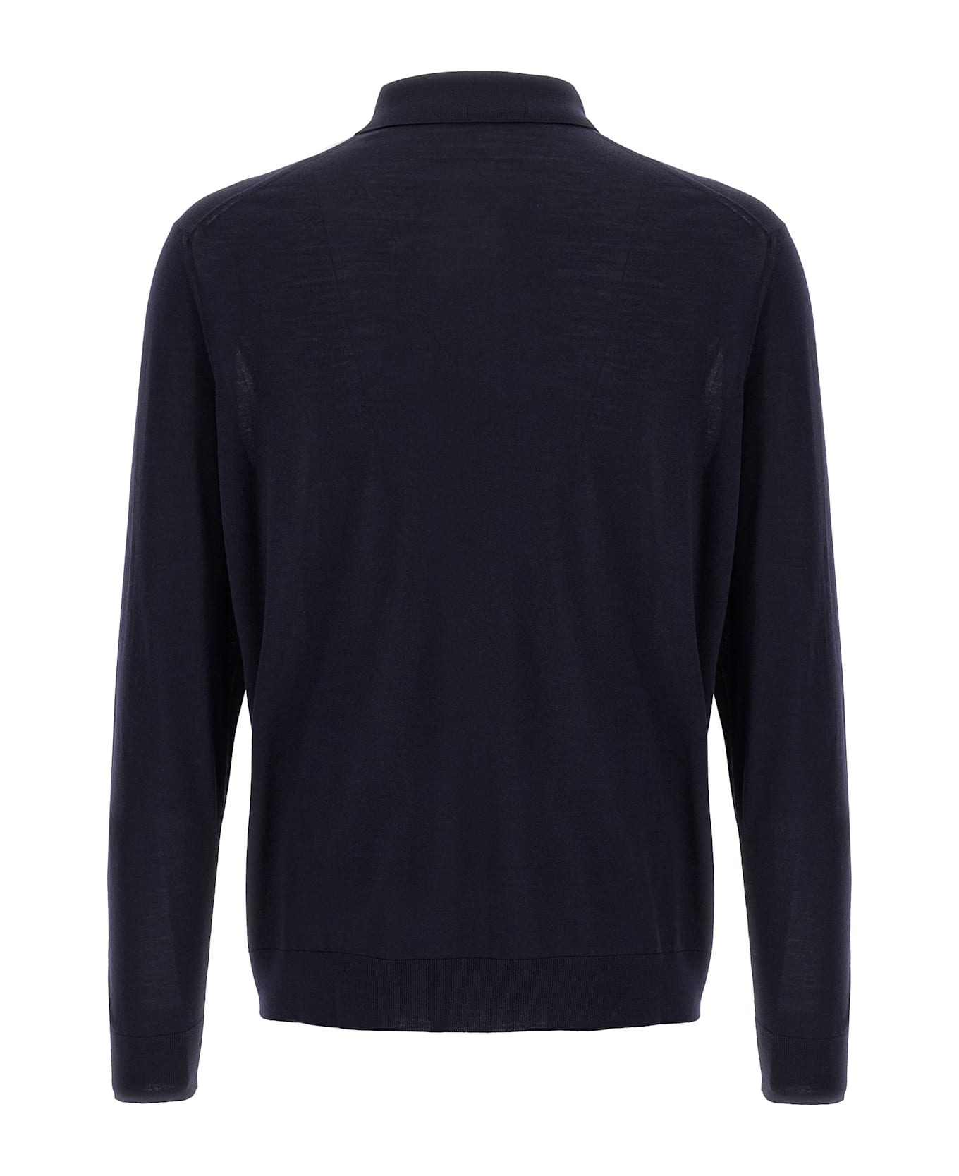 Kiton Knitted Polo Shirt - Blue
