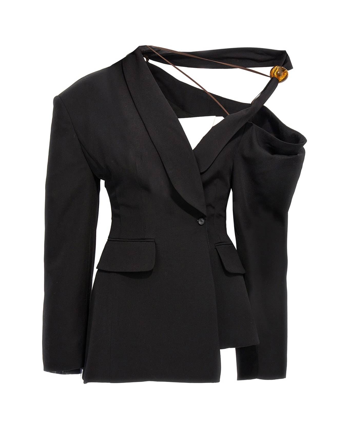 Jacquemus 'baska' Blazer Jacket - Black  