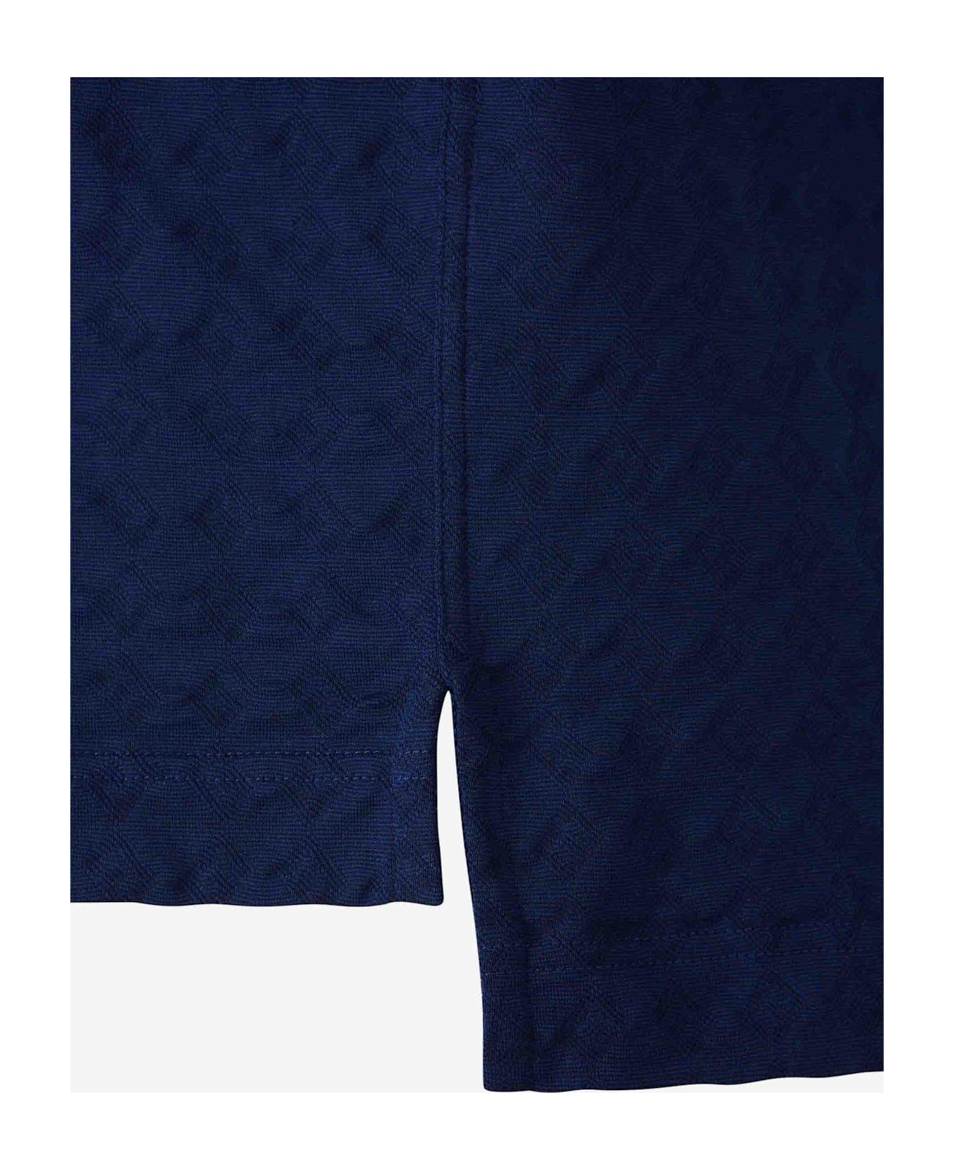 Givenchy 4g-jacquard Short-sleeved Polo Shirt