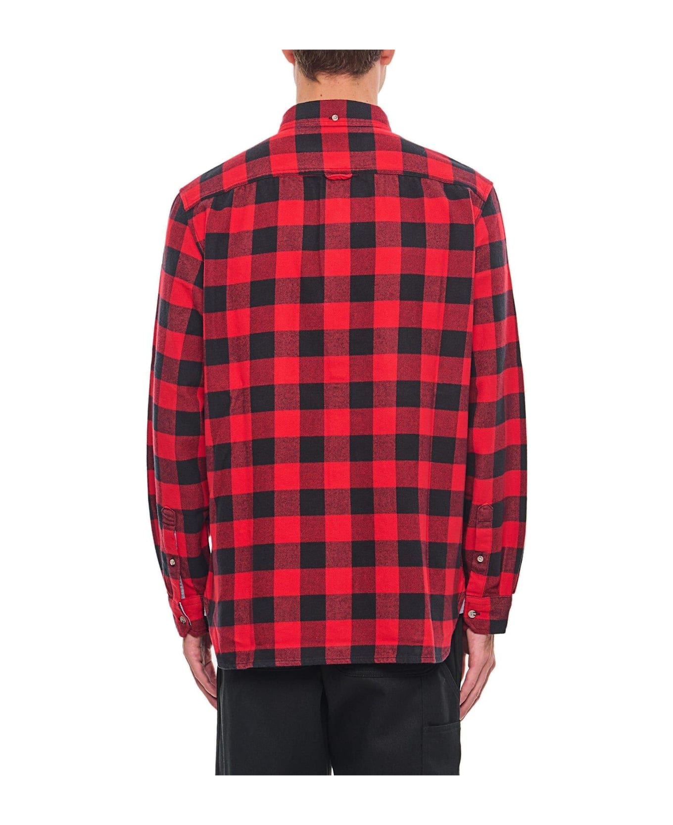 Woolrich Checked Pattern Flannel Shirt - Red Buffalo