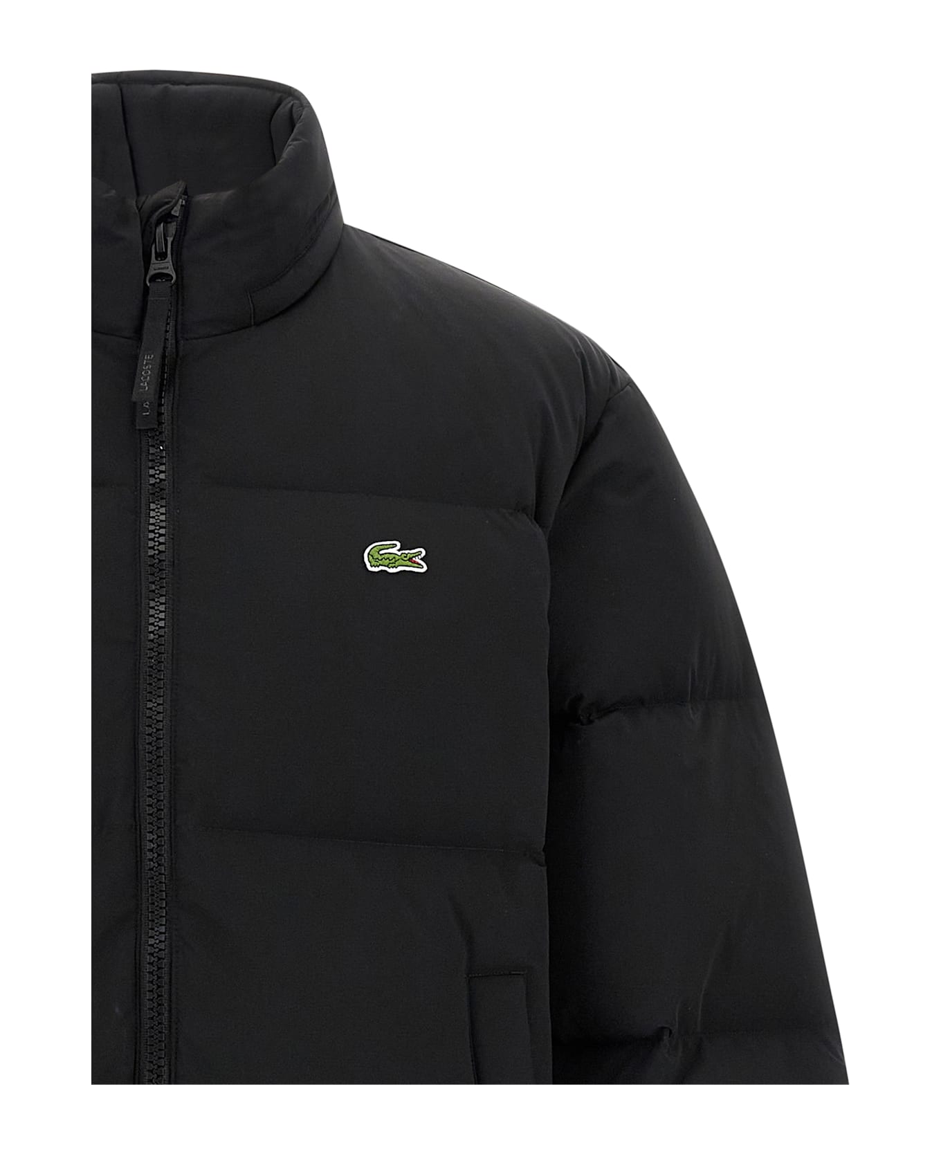 Lacoste Logo Down Jacket - Black