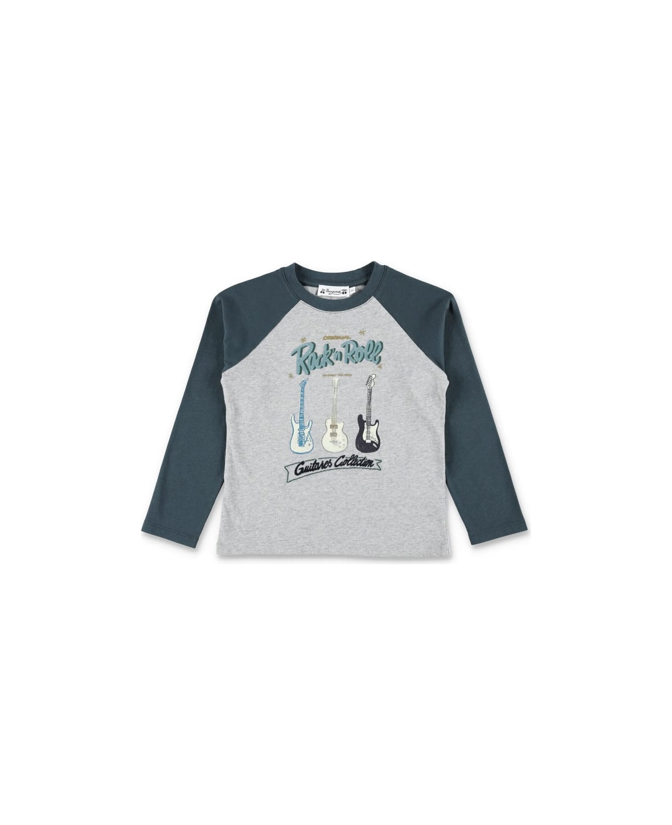 Bonpoint "rock 'n Roll" T-shirts - GREEN