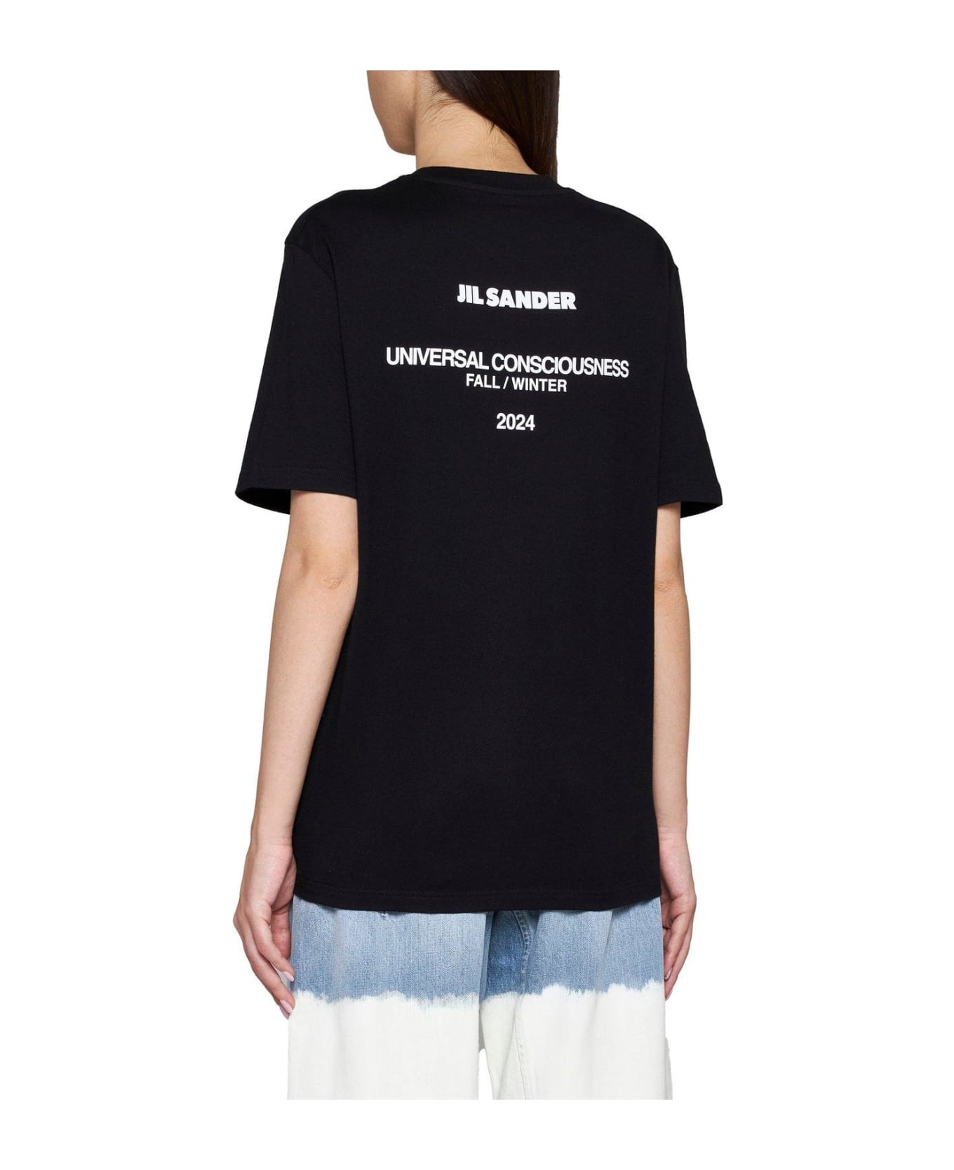 Jil Sander Cotton T-shirt - Black